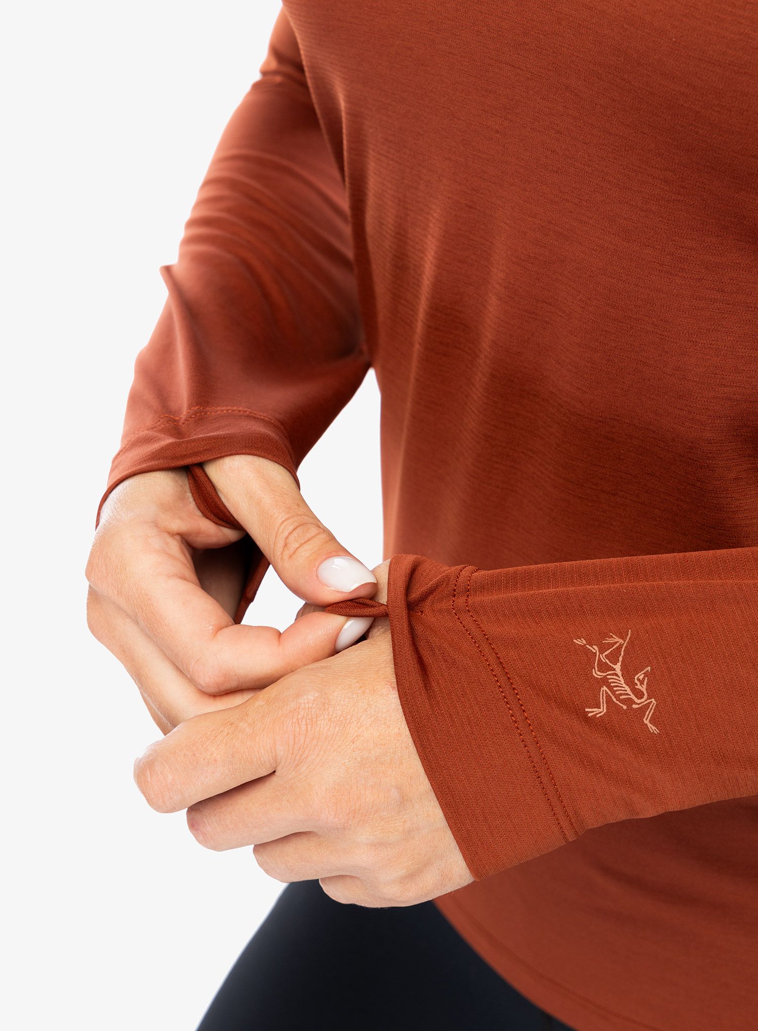 Dámská mikina Arcteryx Taema Crew Neck Shirt LS - sequoia heather