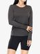 Mikina na běhání dámská Arcteryx Taema Crew Neck Shirt LS - black heather