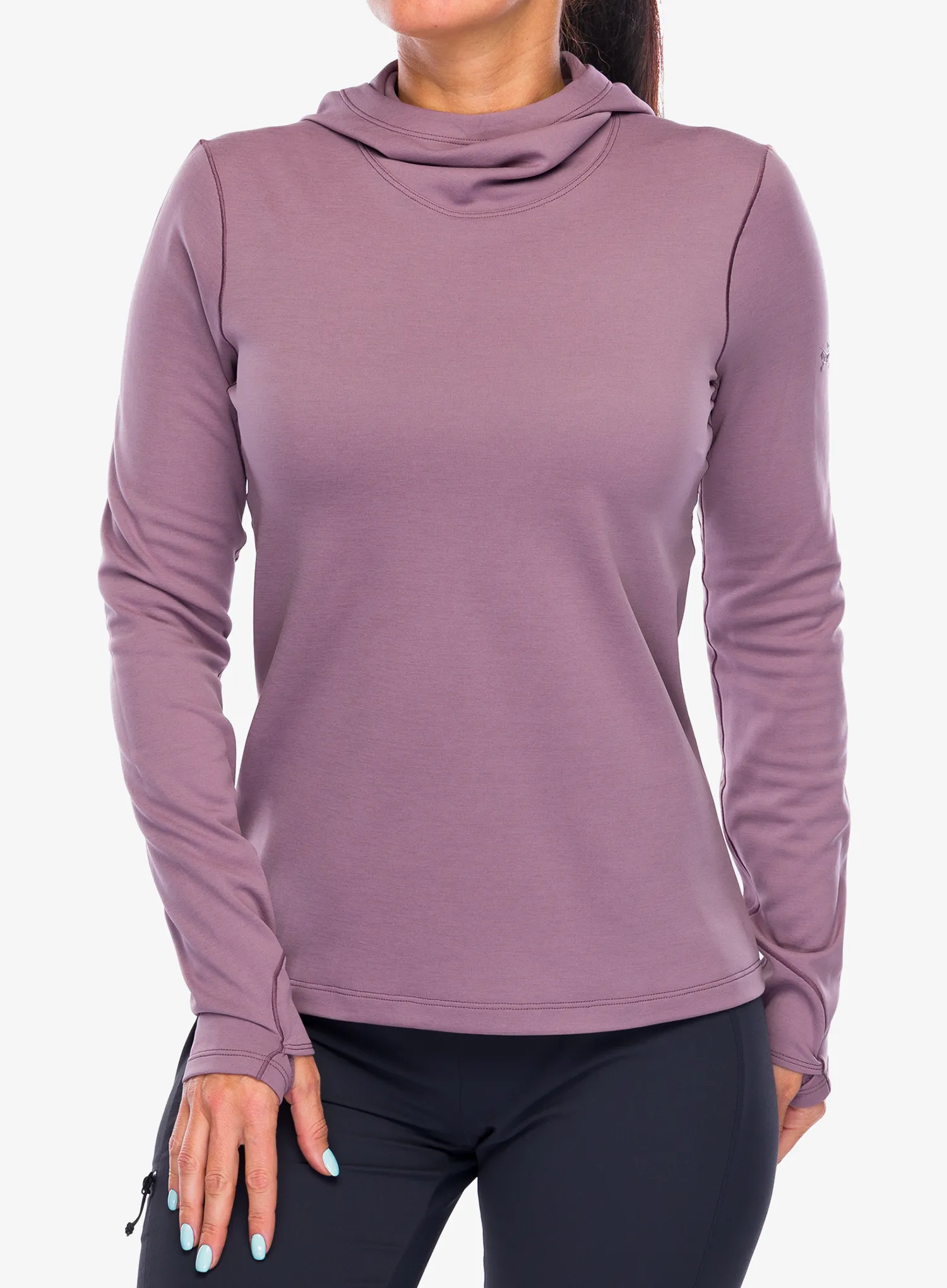 Dámská mikina s kapucí Arcteryx Taema Thermal Hoody - interstellar heather