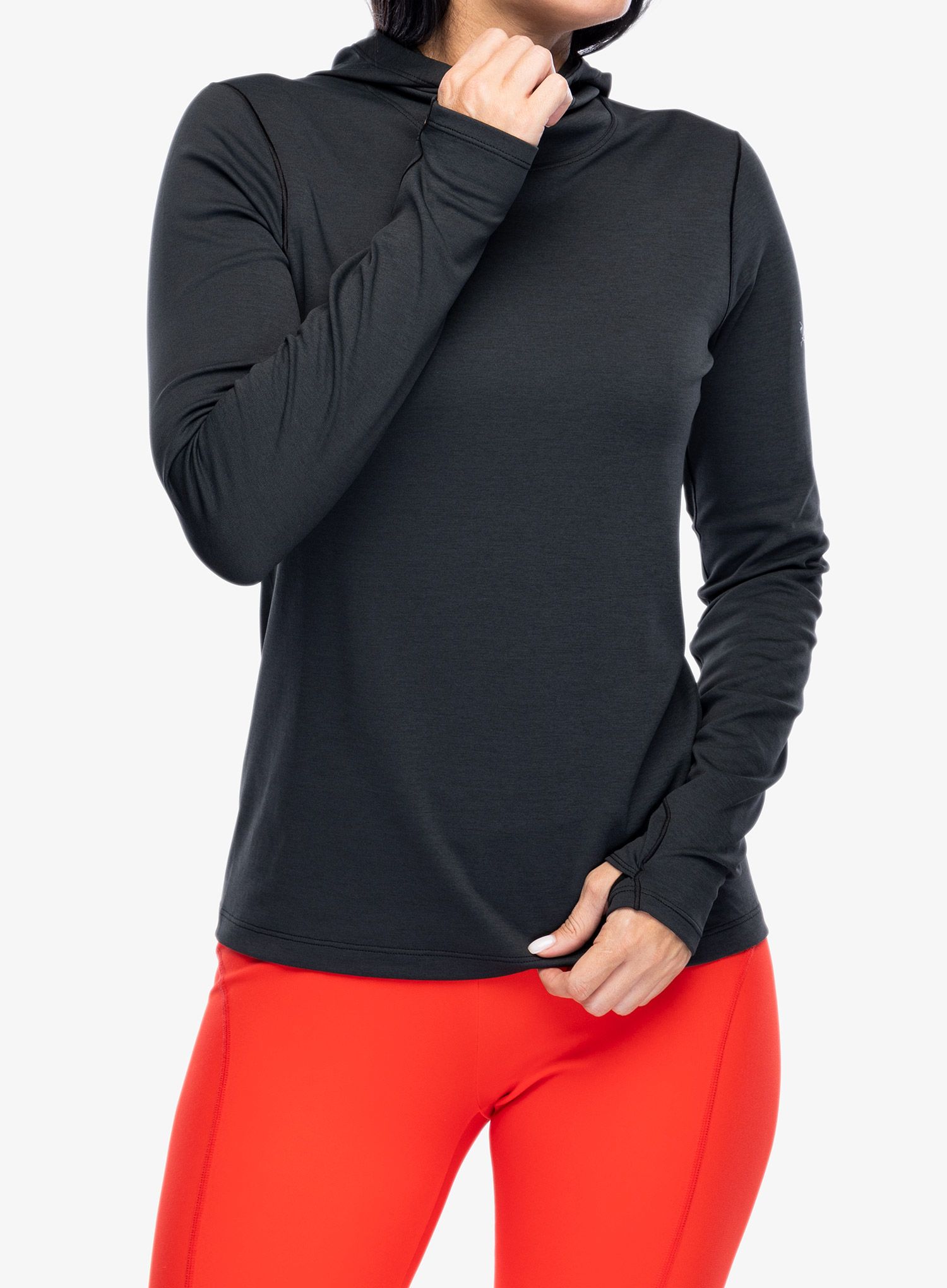 Dámská mikina s kapucí Arcteryx Taema Thermal Hoody - black heather