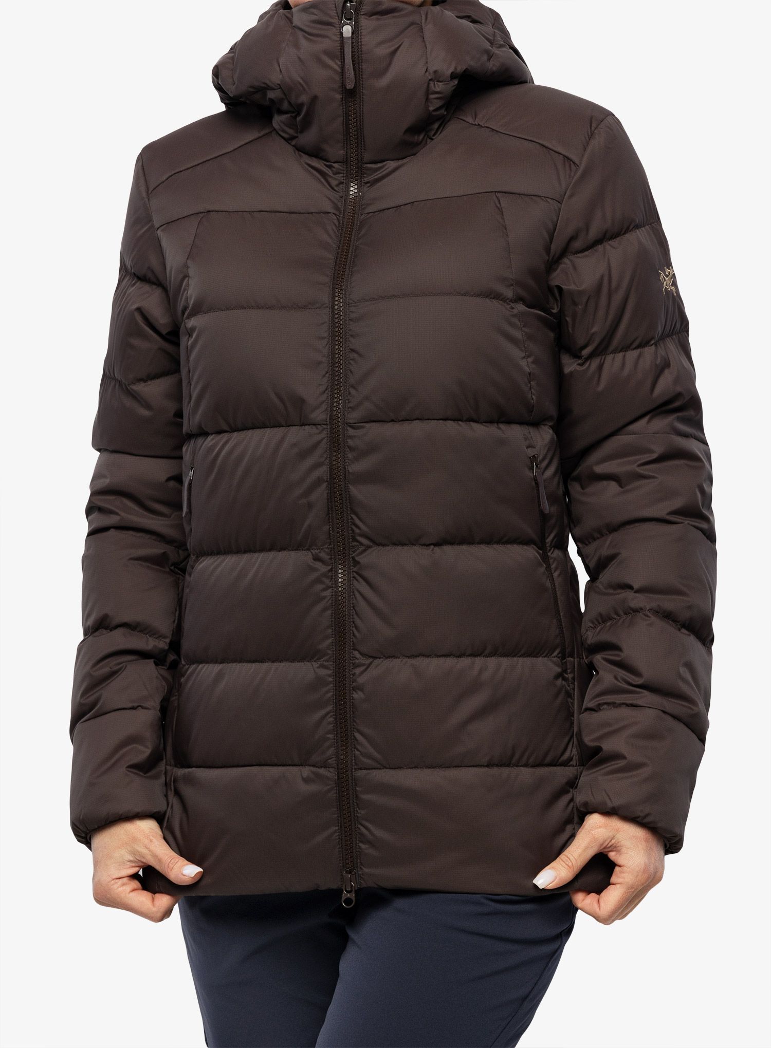 Dámská péřová bunda Arcteryx Thorium Hoody - bitters
