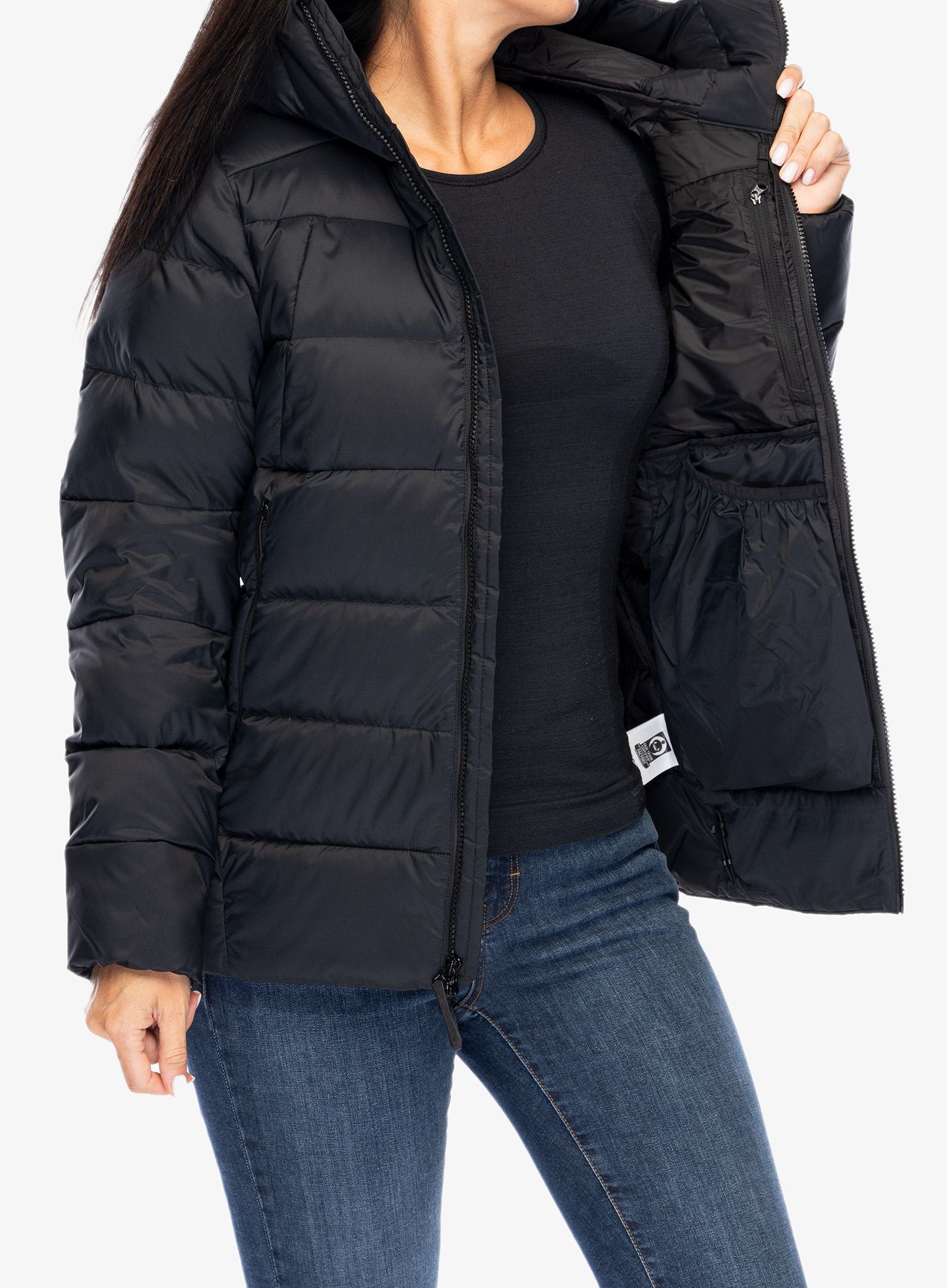 Dámská péřová bunda Arcteryx Thorium Hoody - black II