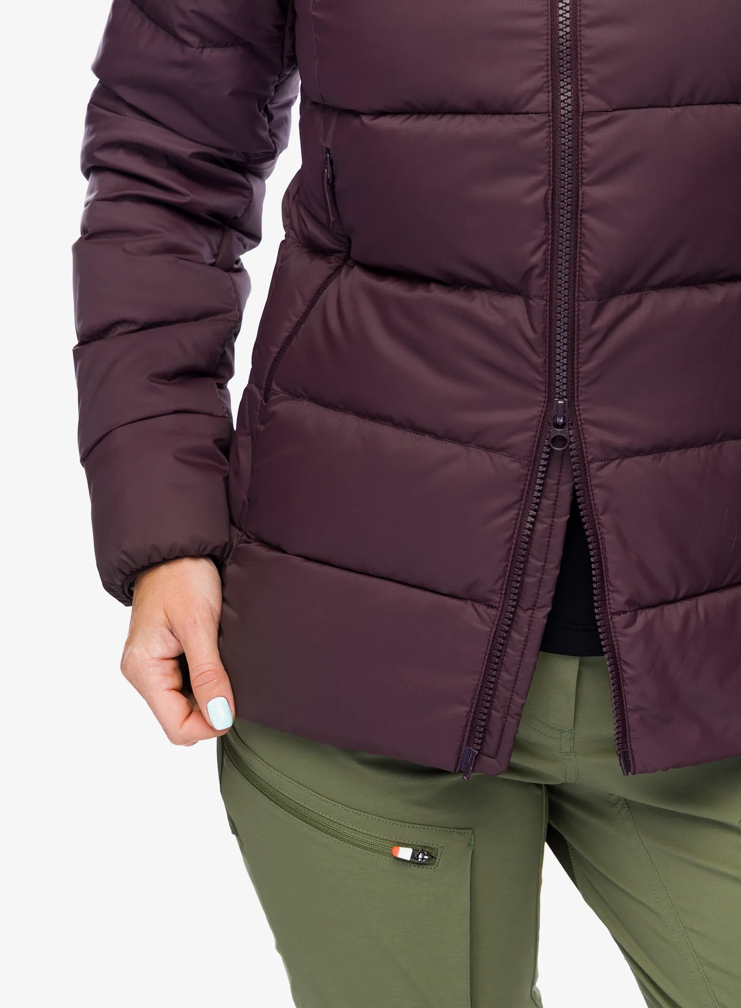 Dámská péřová bunda Arcteryx Thorium Hoody - phantasm
