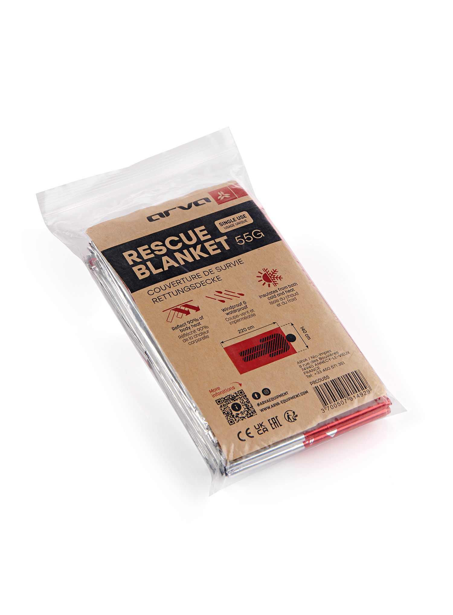 Termodeka Arva Emergency Blanket UL 55 g