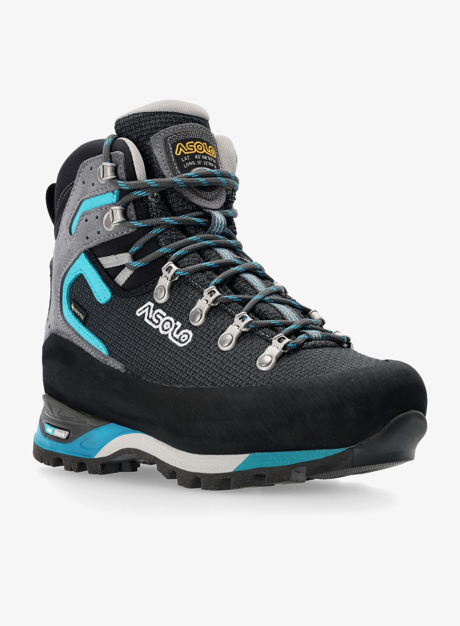 Trekové boty dámské Asolo Corax GV - black/peacock blue