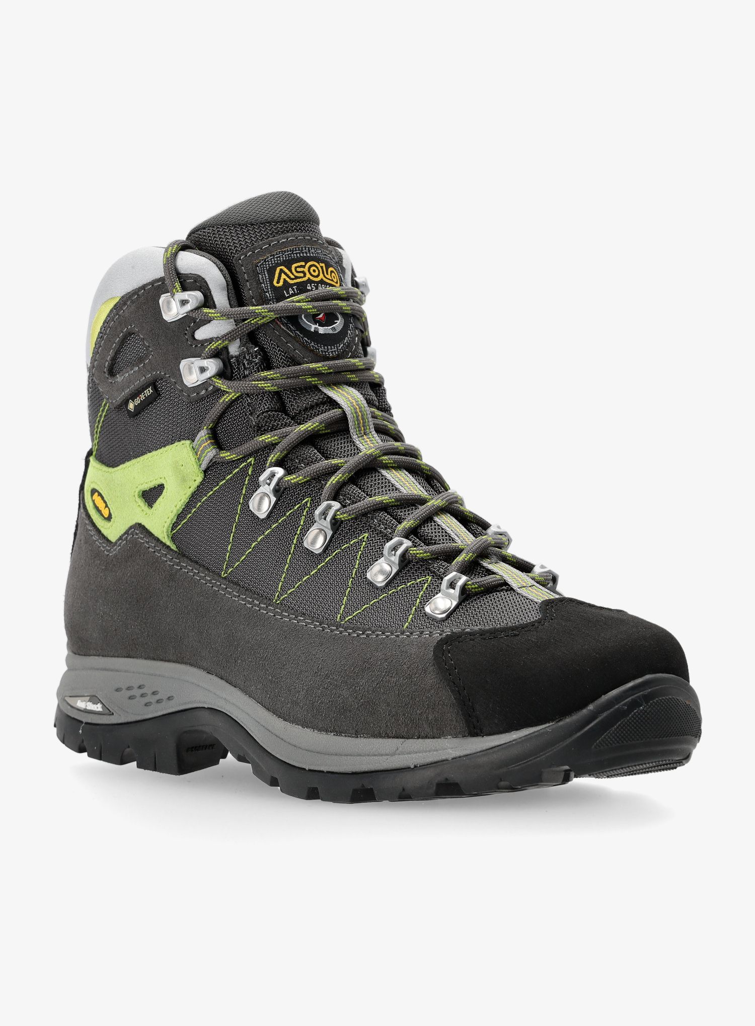 GORE TEX boty Asolo Finder GV - graphite/greenlime