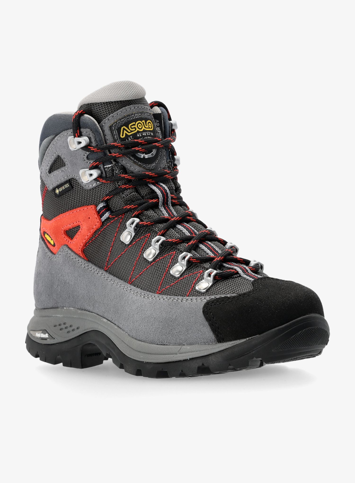 GORE TEX boty dámské Asolo Finder GV - grey/gunm./poppy red