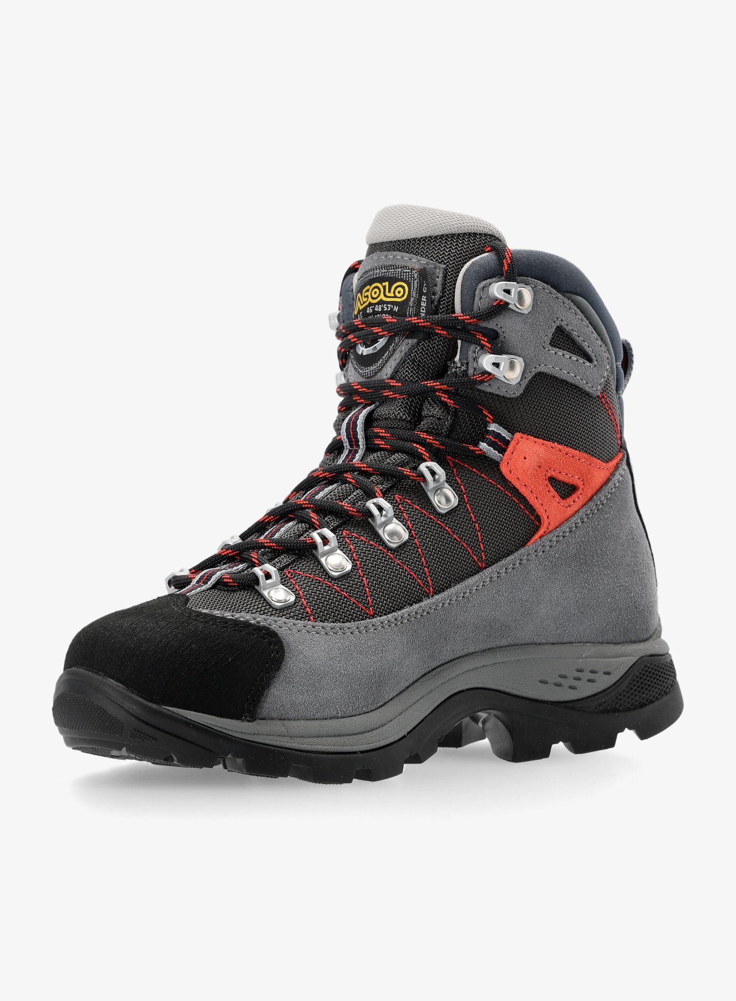 GORE TEX boty dámské Asolo Finder GV - grey/gunm./poppy red