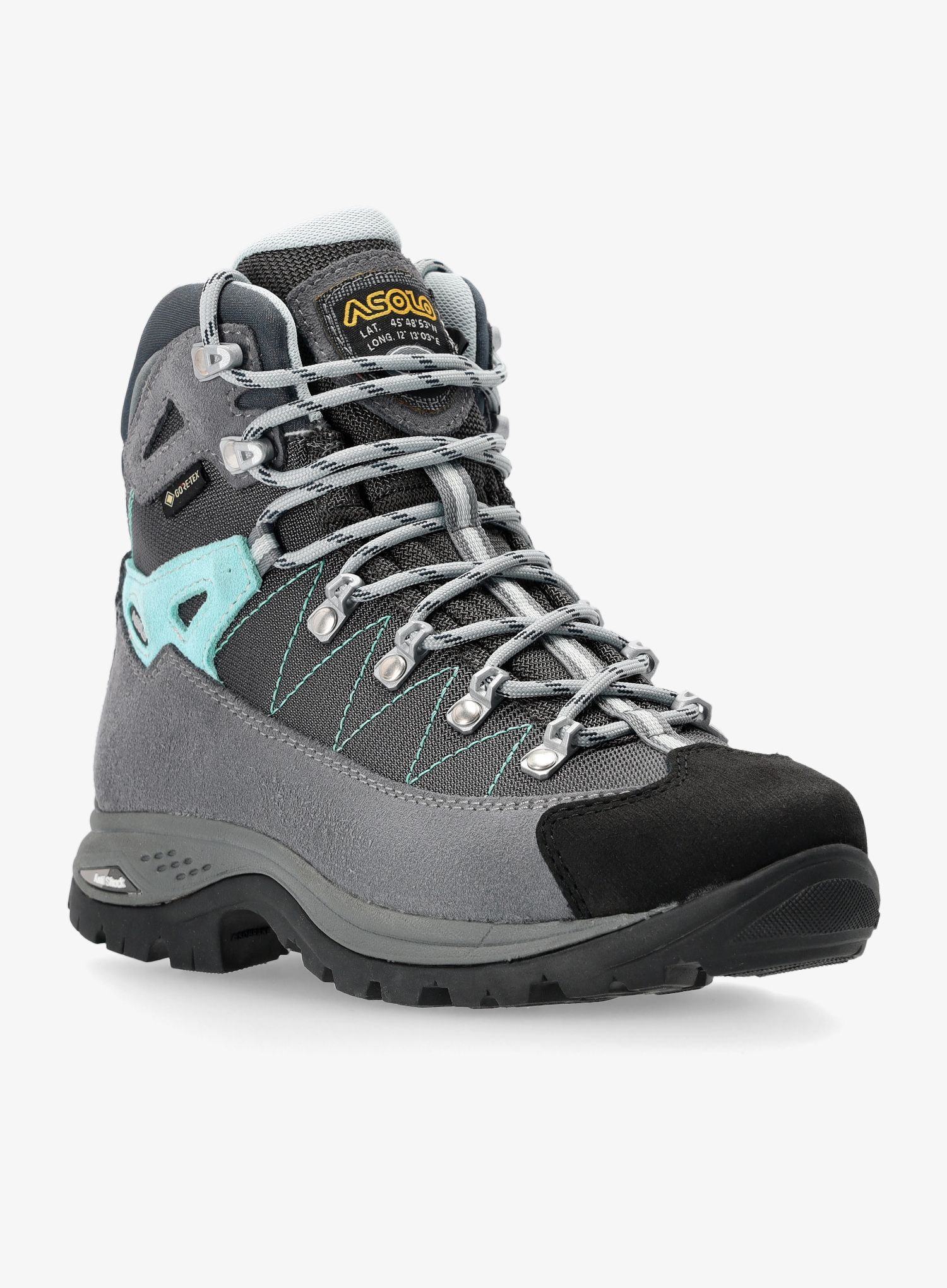 Trekové boty dámské Asolo Finder GV - grey/gunmetal/pools
