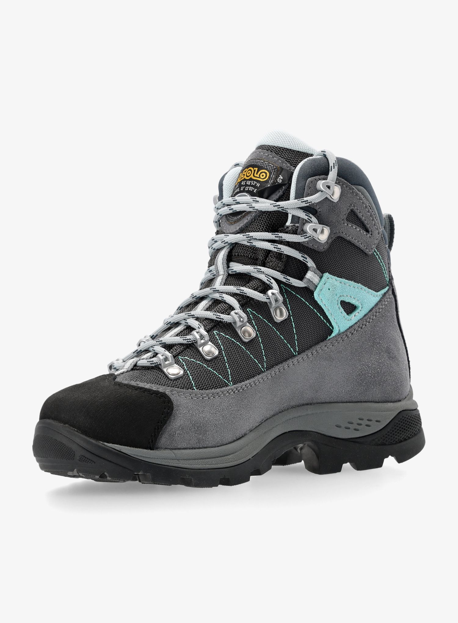 Trekové boty dámské Asolo Finder GV - grey/gunmetal/pools