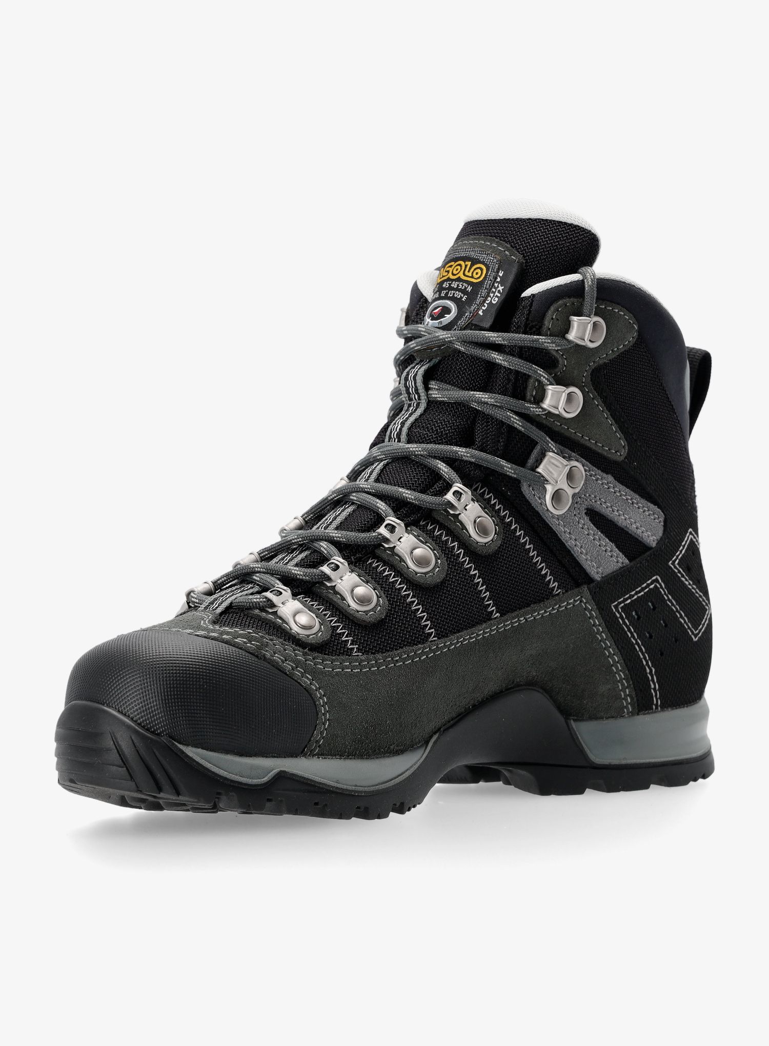 GORE TEX boty Asolo Fugitive GTX - light black/grey