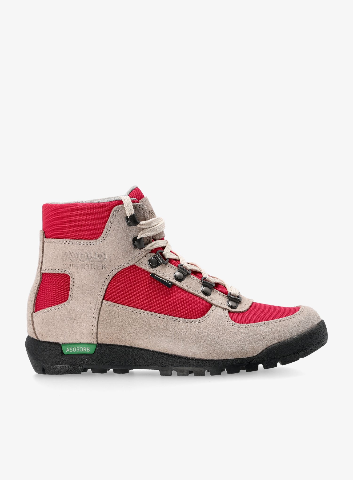 Outdoorové boty dámské Asolo Supertrek GTX - earthbeige/chilired