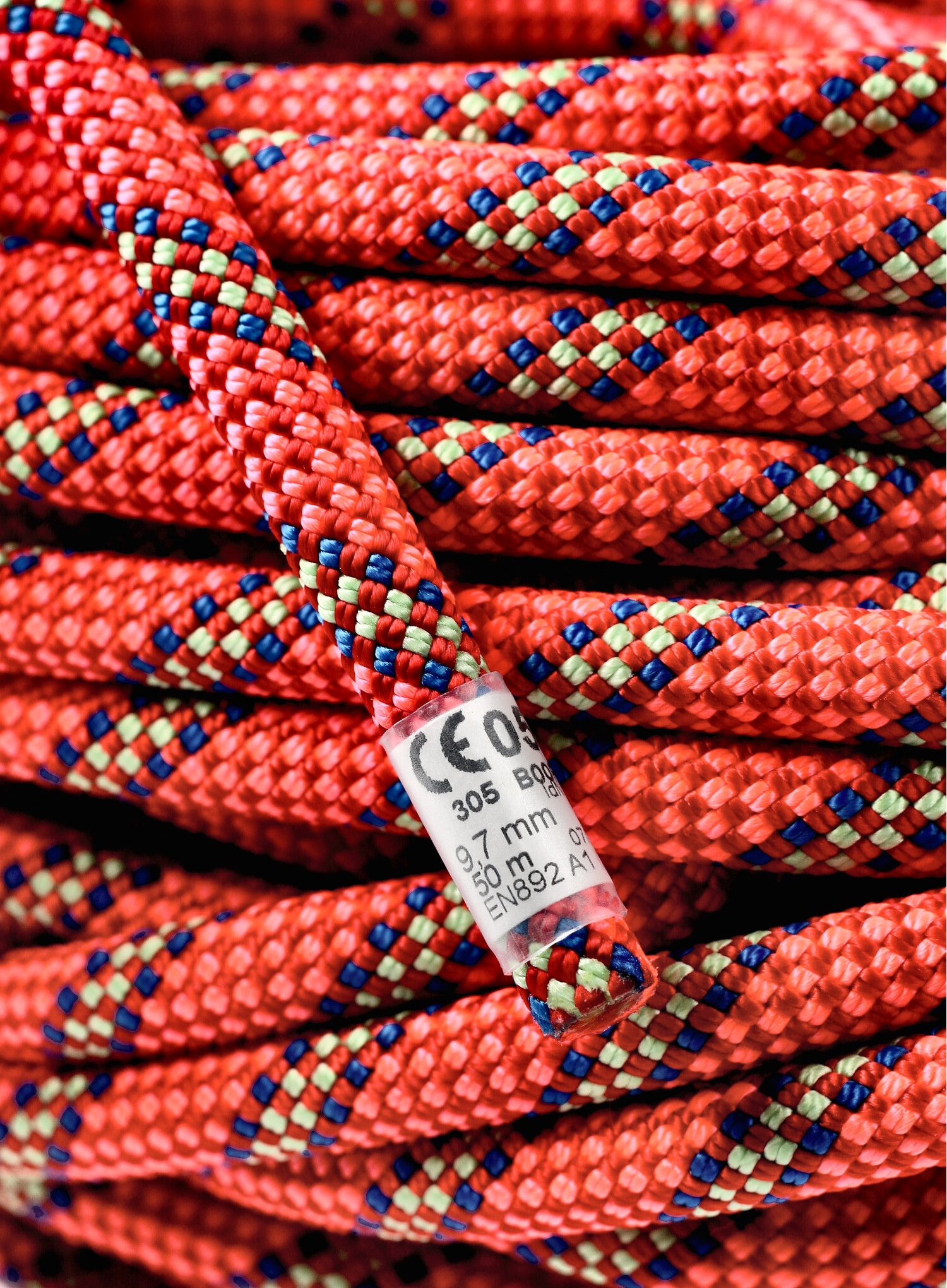 Lezecké lano Beal Booster III 9,7 mm 50 m Unicore Golden Dry - orange