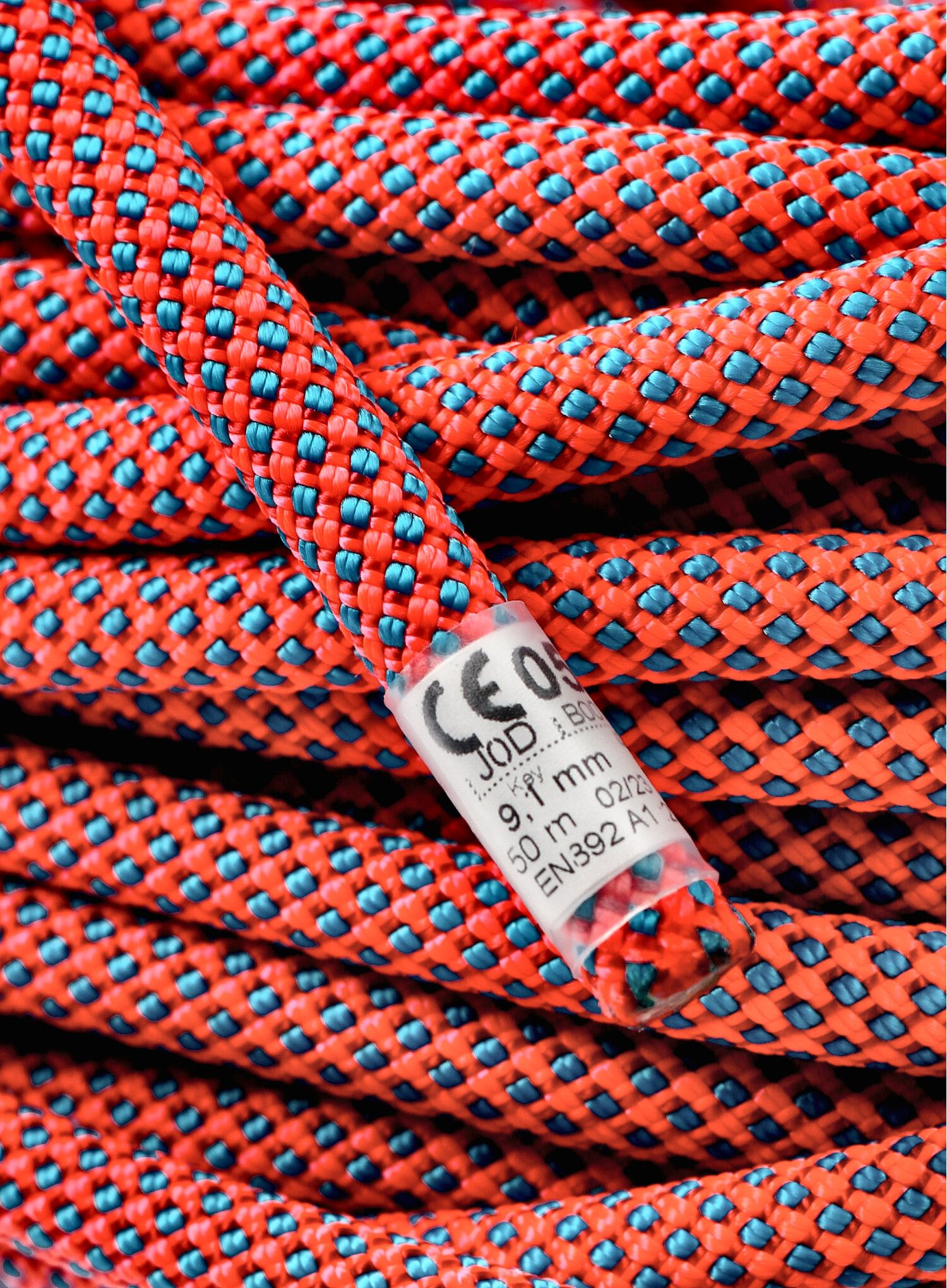 Lezecké lano Beal Joker 9,1 mm 50 m Golden Dry Unicore - orange