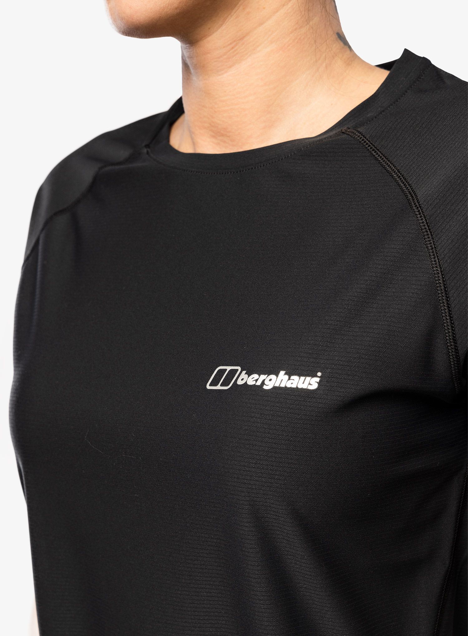 Dámské rychleschnoucí triko Berghaus 24/7 Tech SS Crew - black