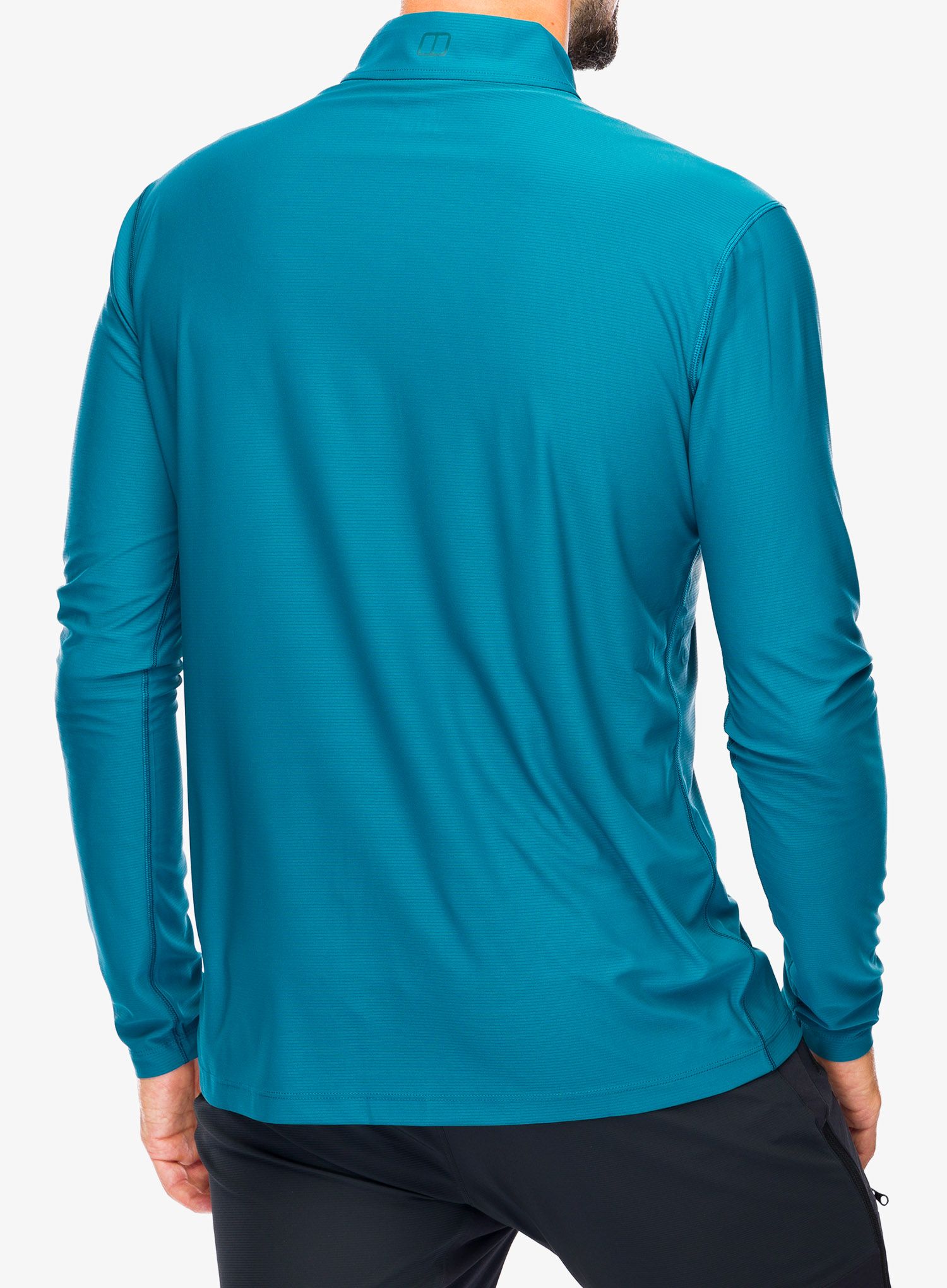 Pánská mikina Berghaus 24/7 Tech Tee LS HZ - deep ocean