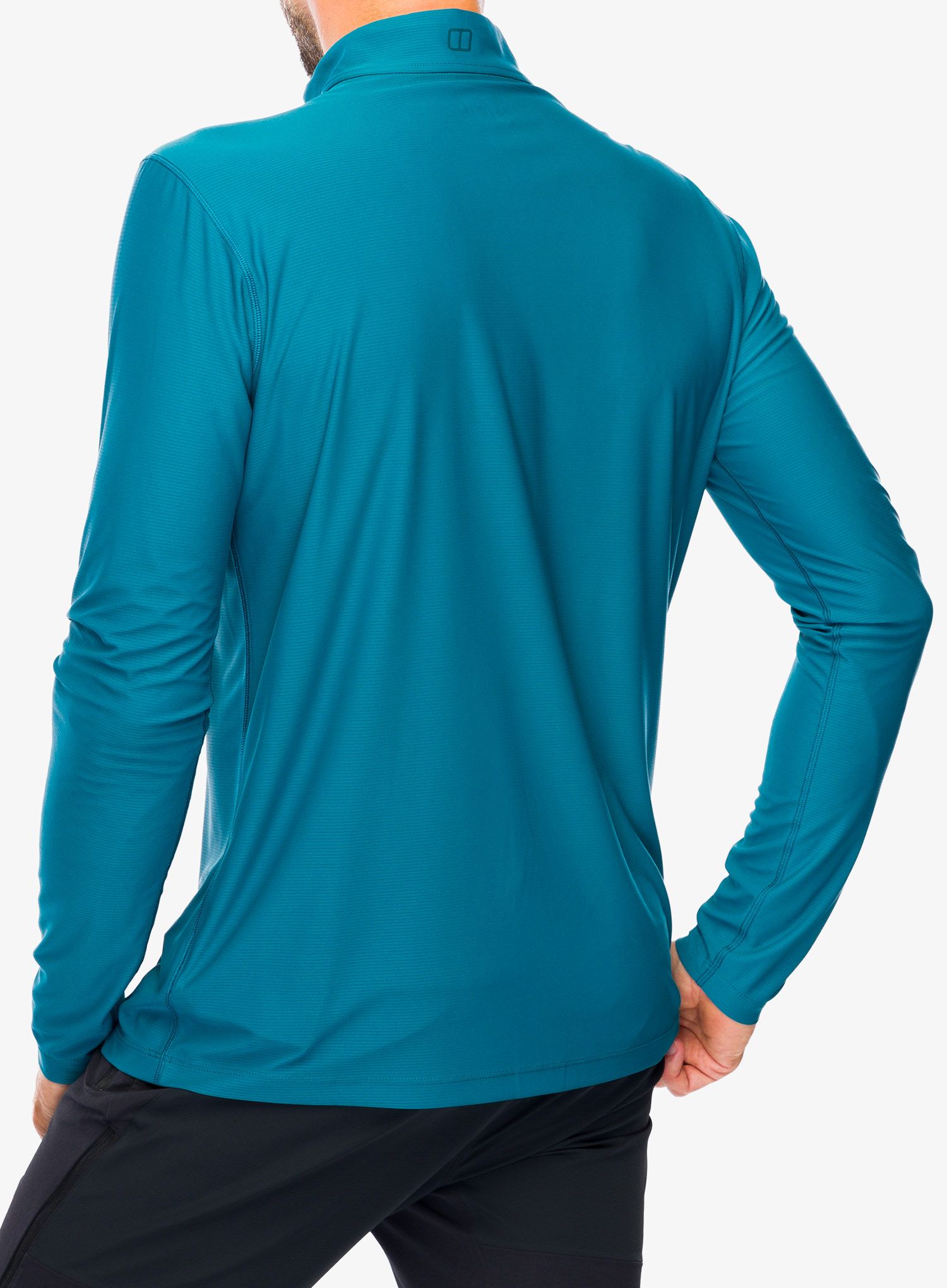 Pánská mikina Berghaus 24/7 Tech Tee LS HZ - deep ocean