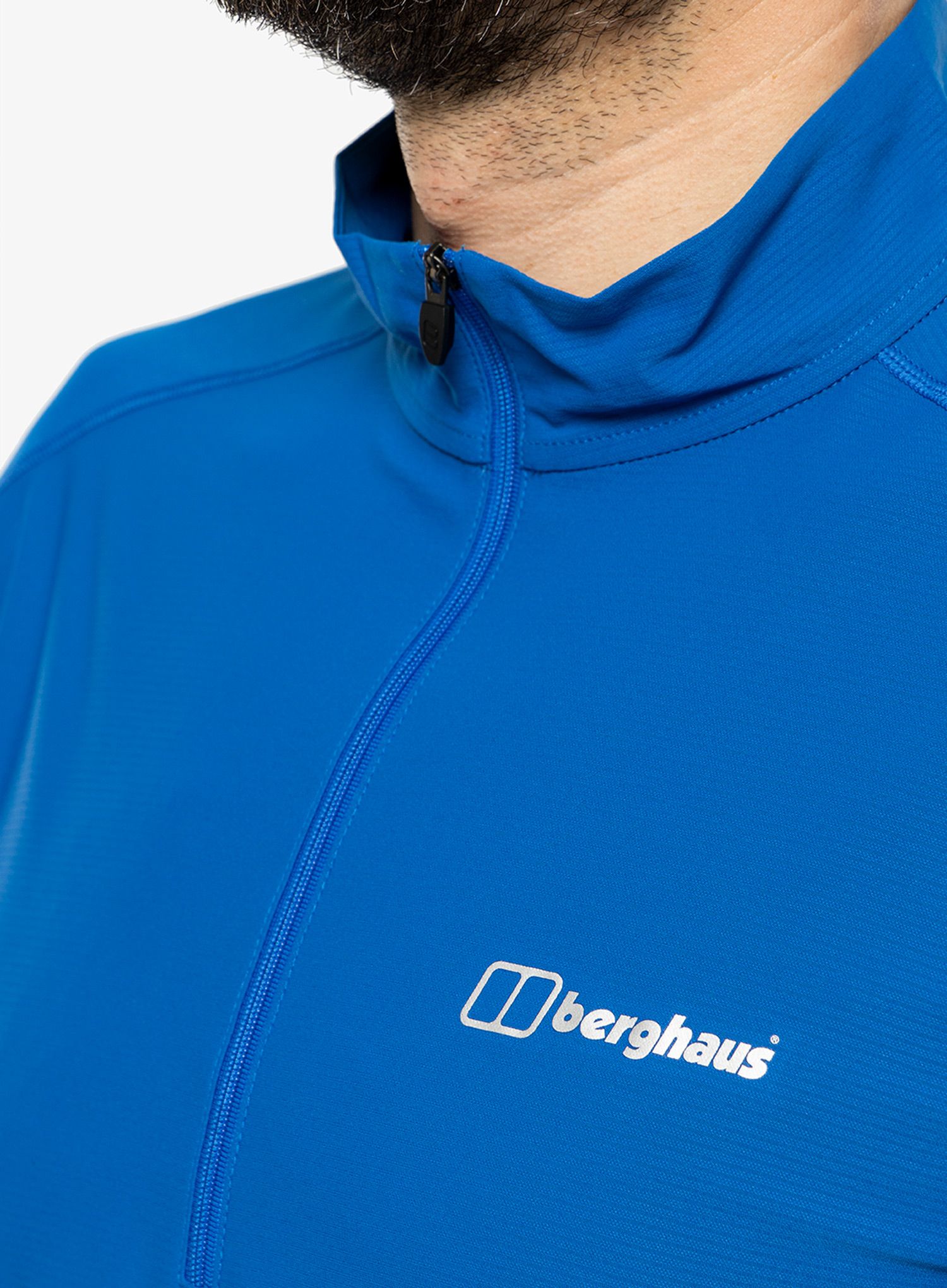 Mikina Berghaus 24/7 Tech Tee LS HZ - turkish sea
