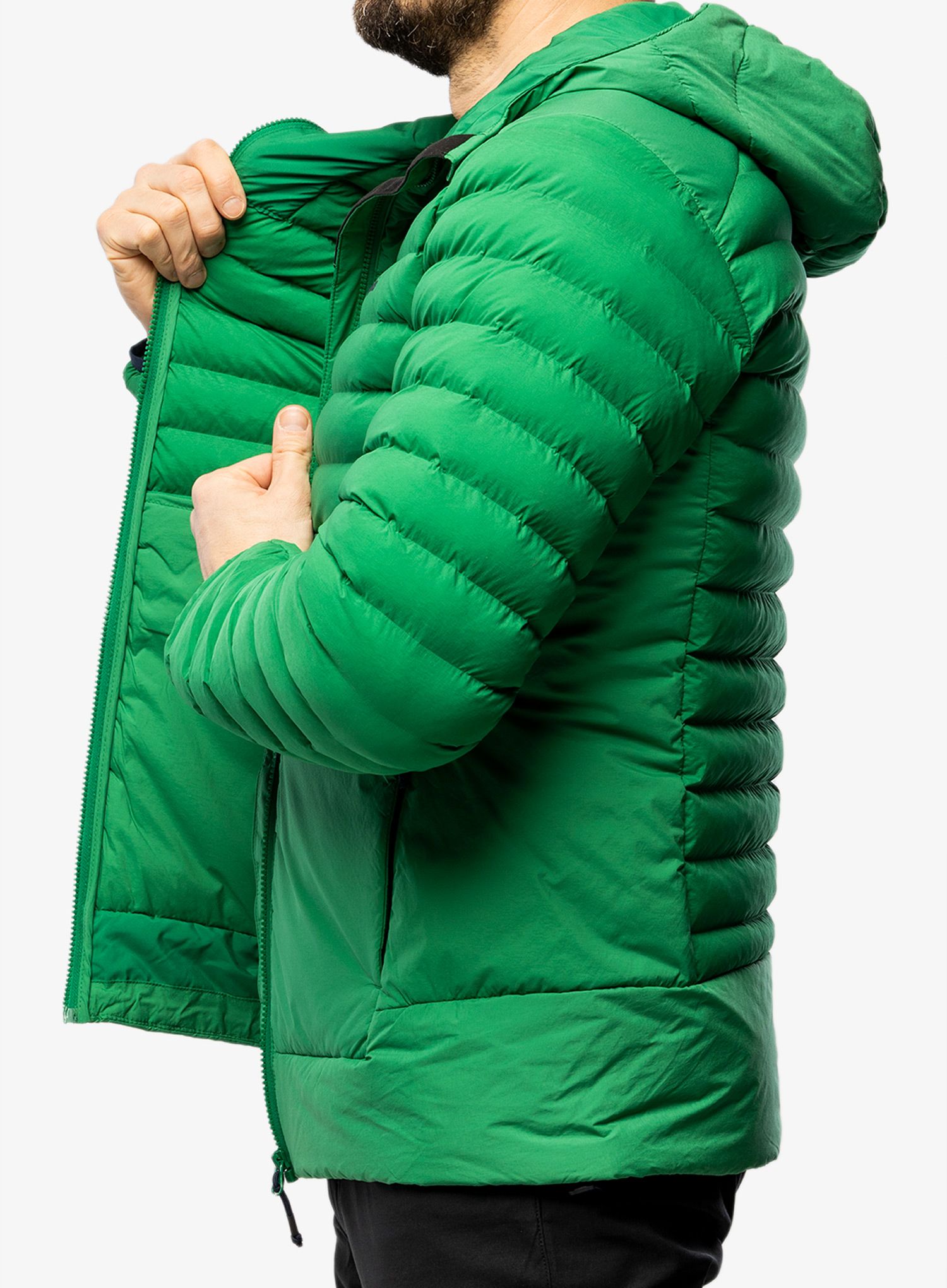 Hybridní bunda Berghaus Affine Jacket - verdant green