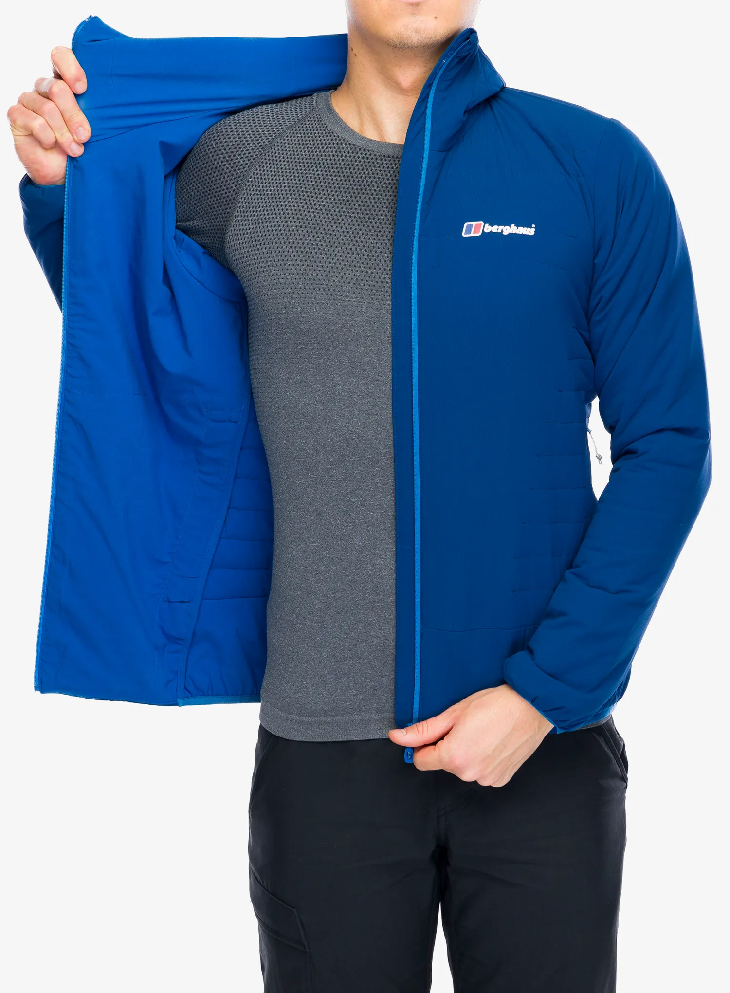 Bunda Berghaus Aonach AX Insulated Down Jacket - blue/blue
