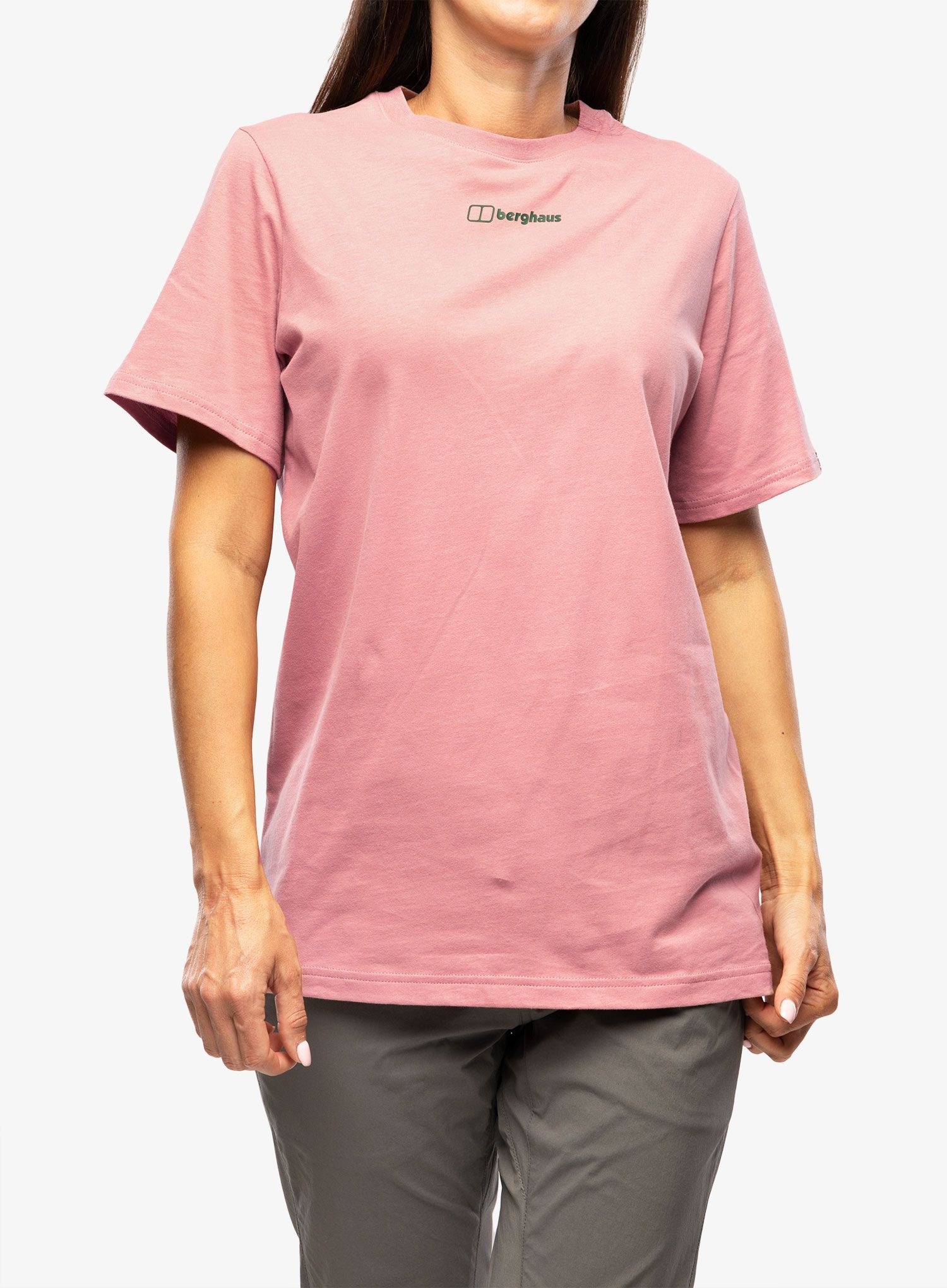 Dámské tričko Berghaus Boyfriend Buttermere Ss Tee - rose dawn