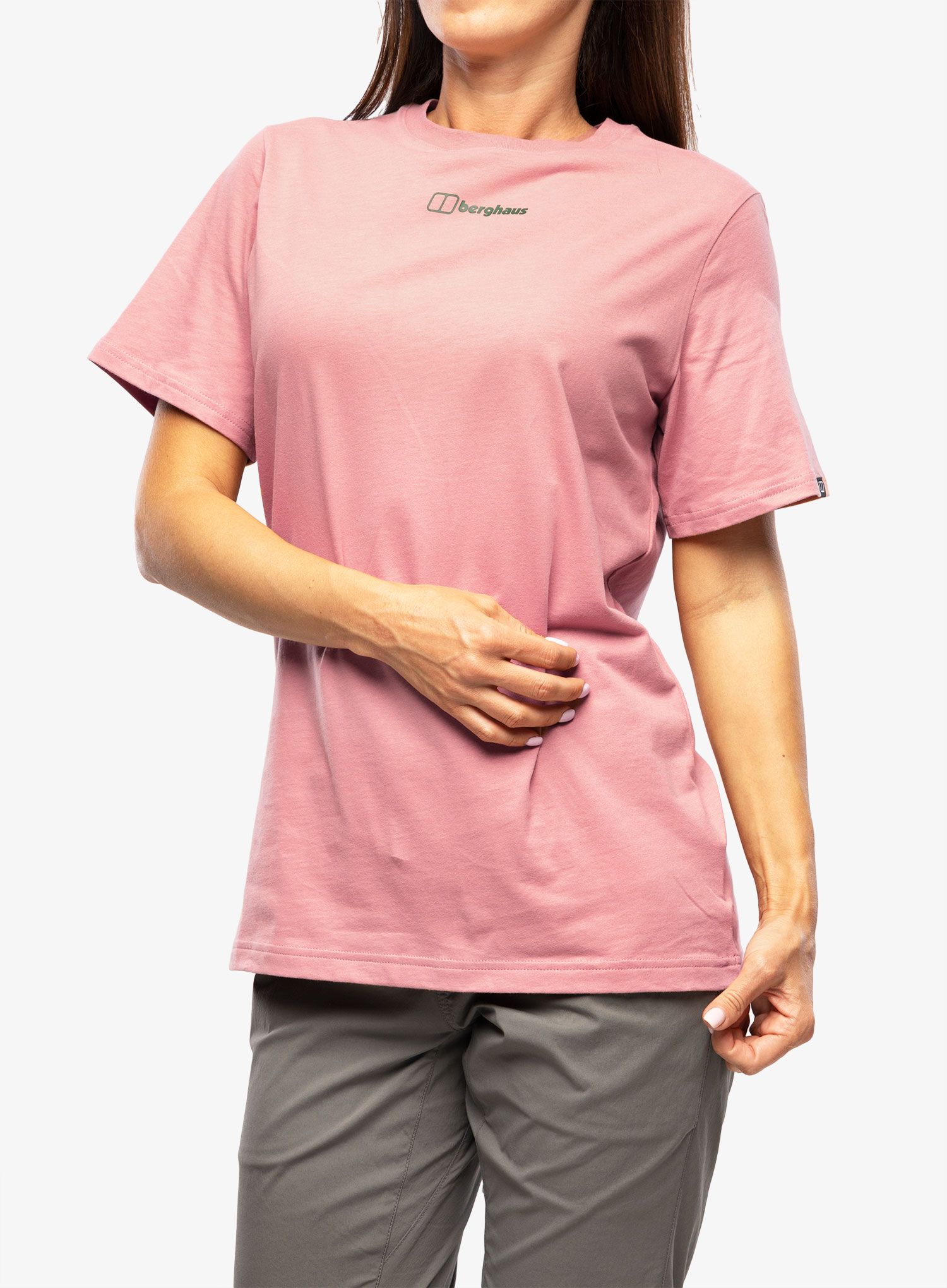 Dámské tričko Berghaus Boyfriend Buttermere Ss Tee - rose dawn