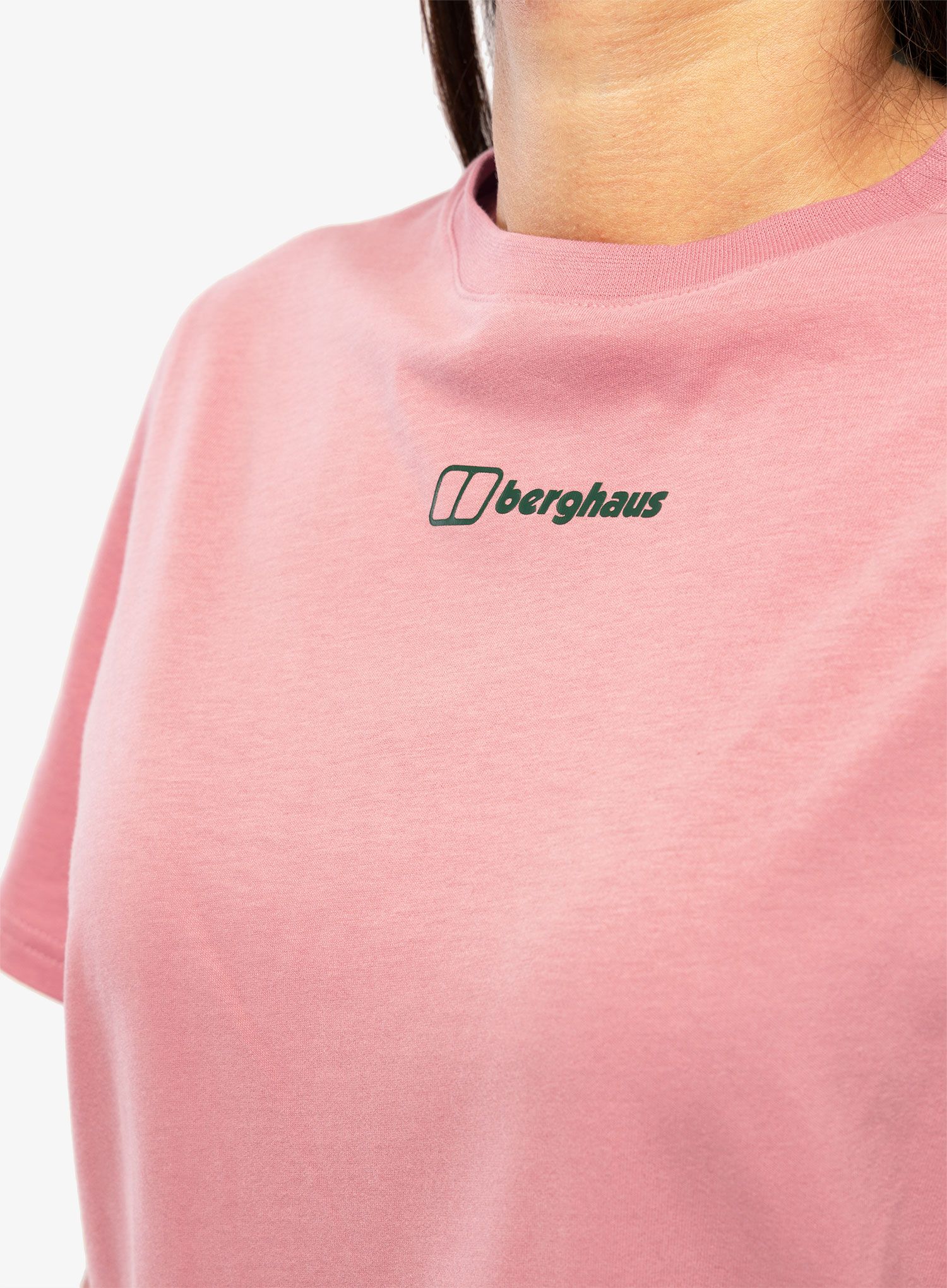 Dámské tričko Berghaus Boyfriend Buttermere Ss Tee - rose dawn