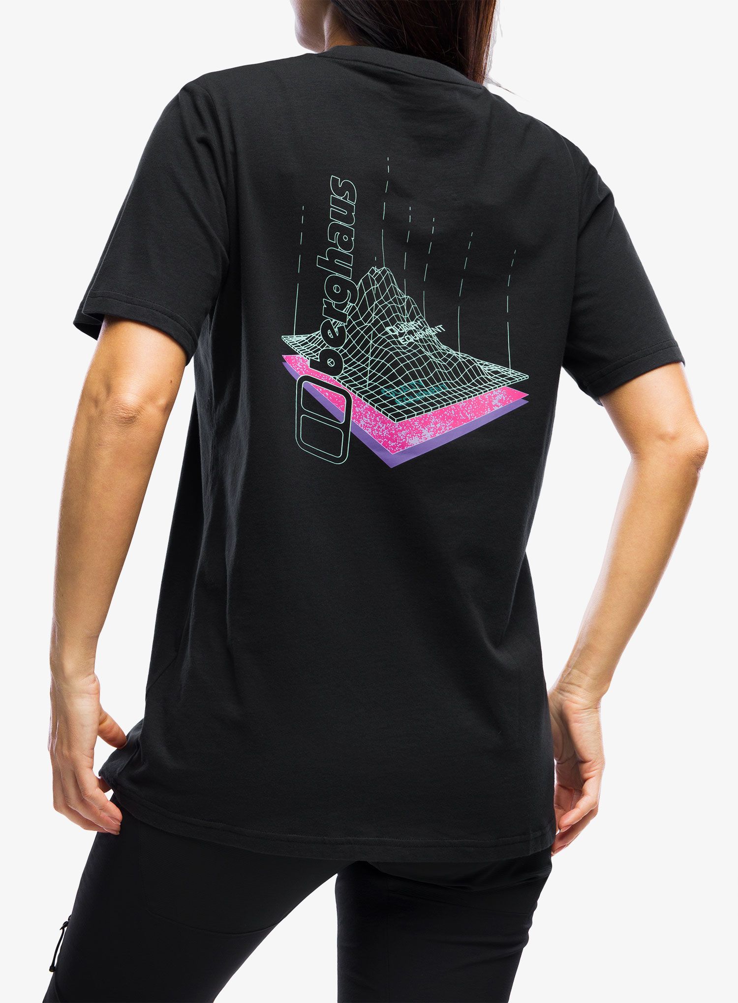 Dámské tričko Berghaus Boyfriend Three Layers SS Tee - black/black