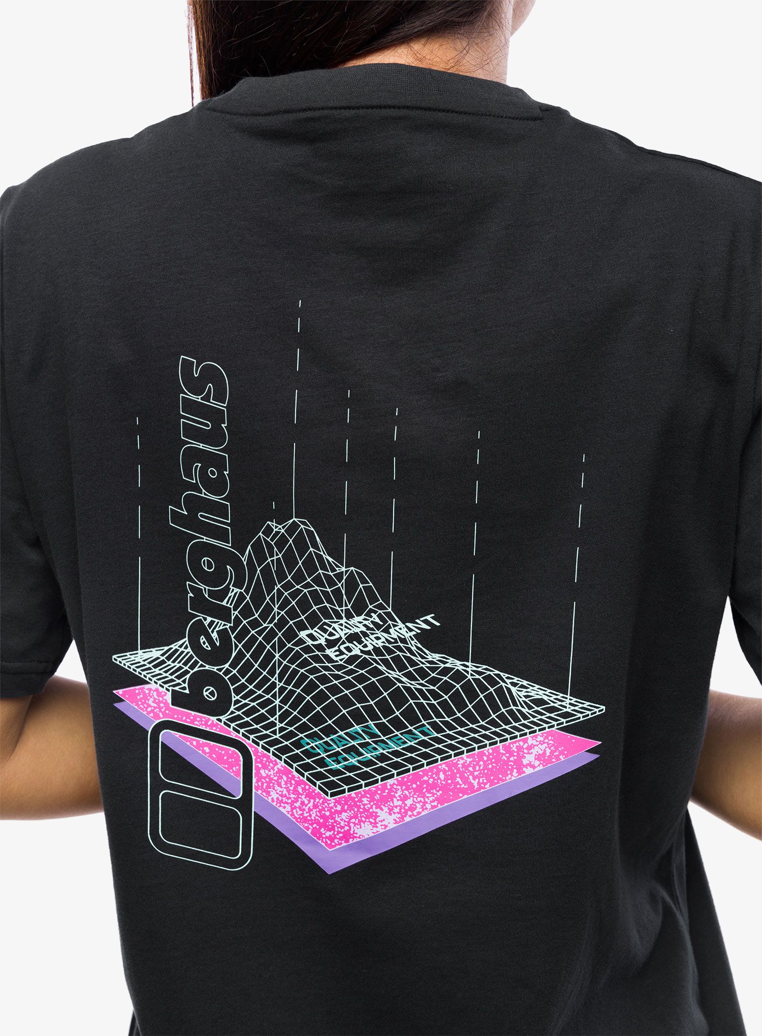 Dámské tričko Berghaus Boyfriend Three Layers SS Tee - black/black