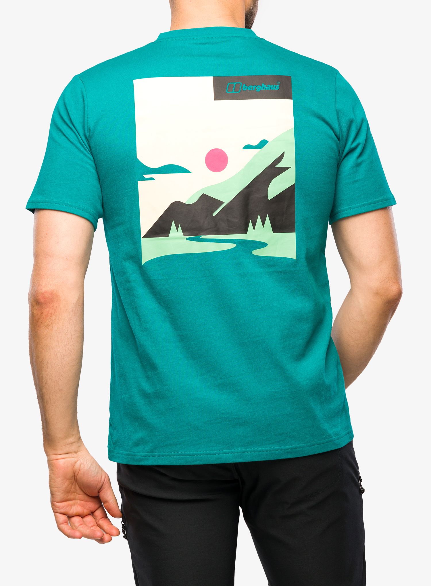 Pánské tričko Berghaus Buttermere Ss Tee - deep lake