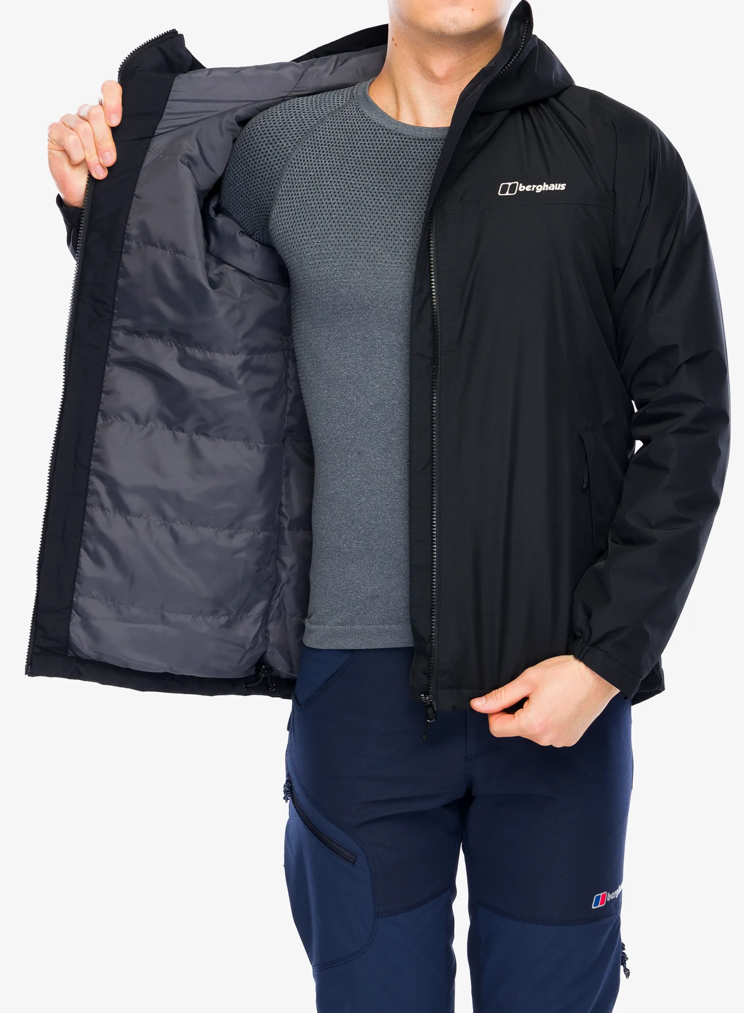 Zateplená bunda Berghaus Deluge Pro 3.0 Insulated Jacket - black/black
