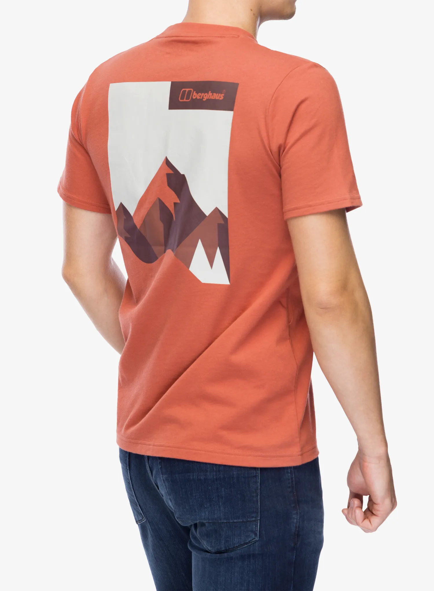 Pánské tričko Berghaus Dolomites Mtn SS Tee - redwood