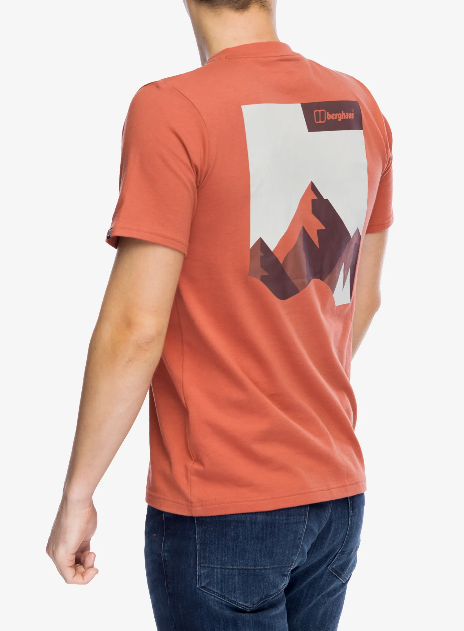 Pánské tričko Berghaus Dolomites Mtn SS Tee - redwood