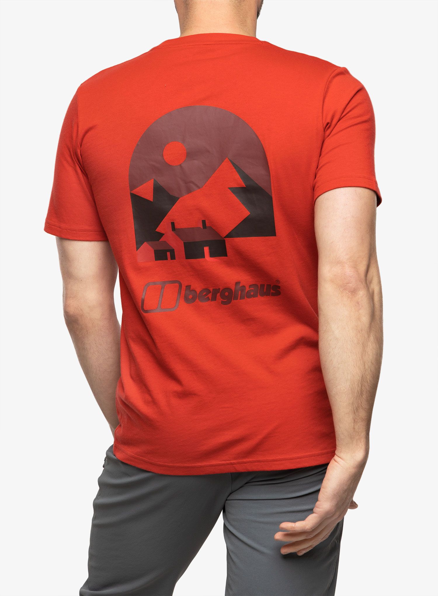 Bavlněné tričko Berghaus Etive Mor MTN T-Shirt - am red