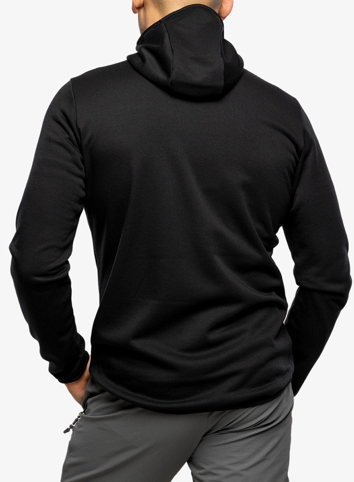 Fleece mikina Berghaus Heuburg Hoody- black