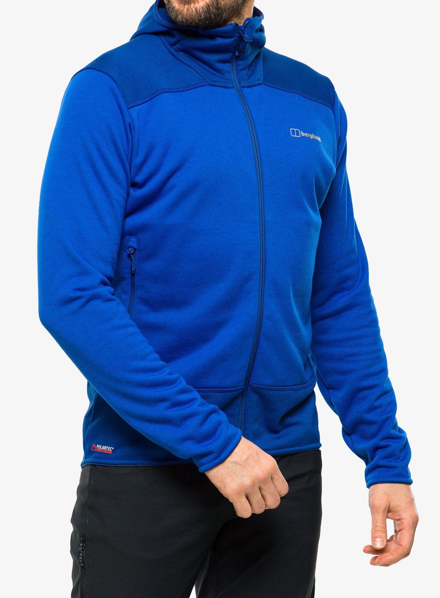 Fleece mikina Berghaus Heuburg Hoody - turkish sea/limoges