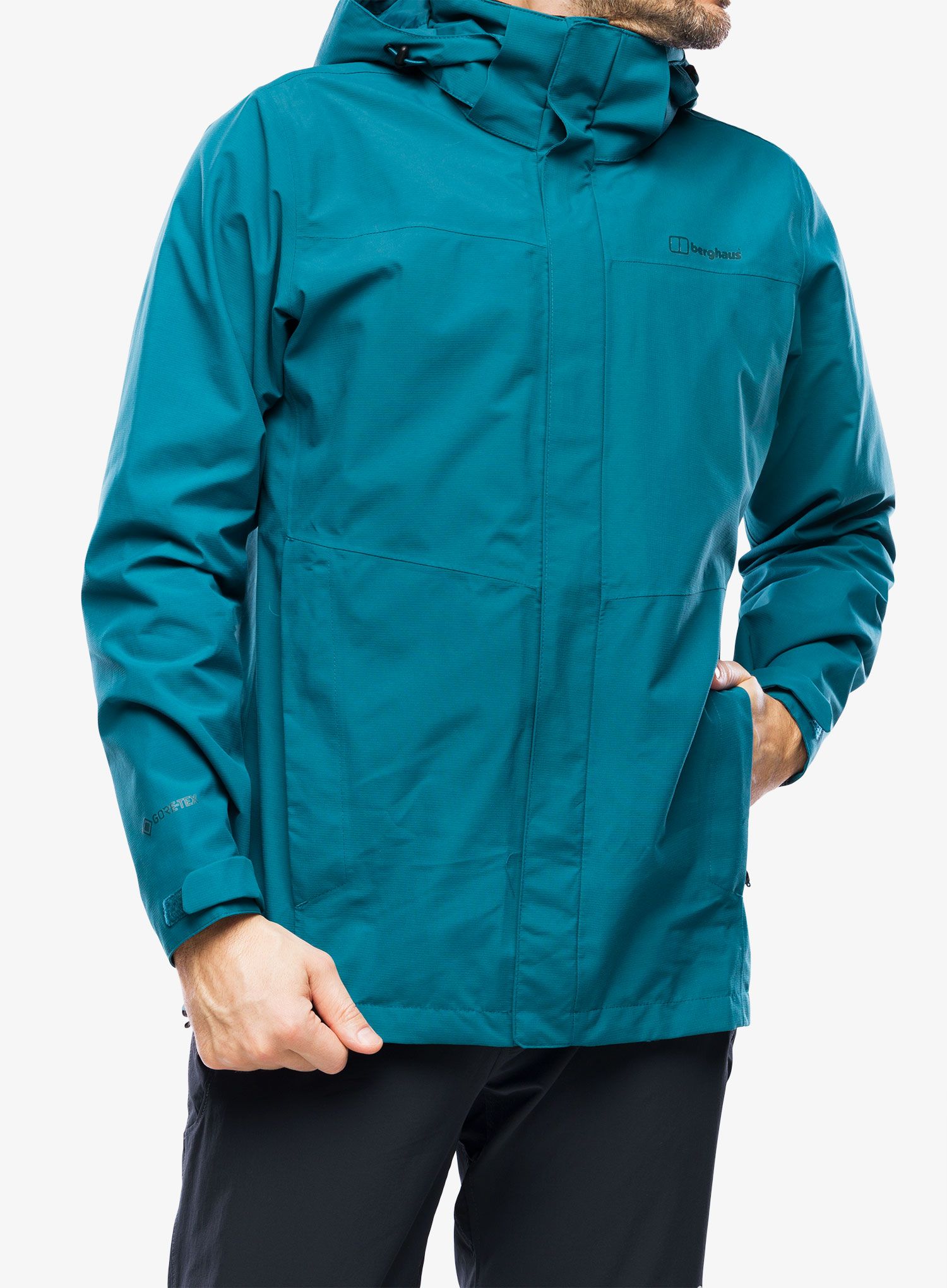 Bunda do deště Berghaus Hillwalker InterActive Jacket - deep ocean