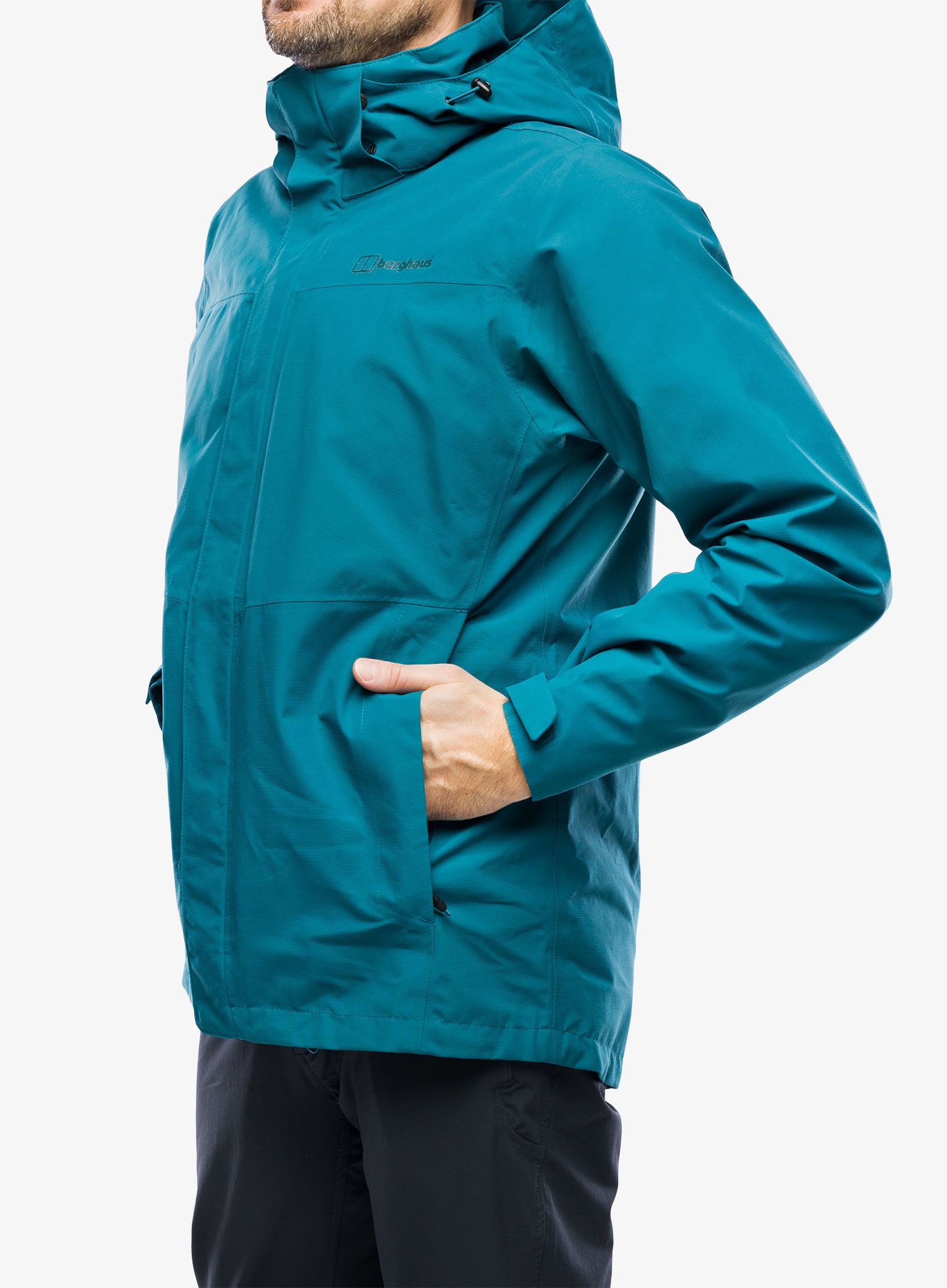 Bunda do deště Berghaus Hillwalker InterActive Jacket - deep ocean