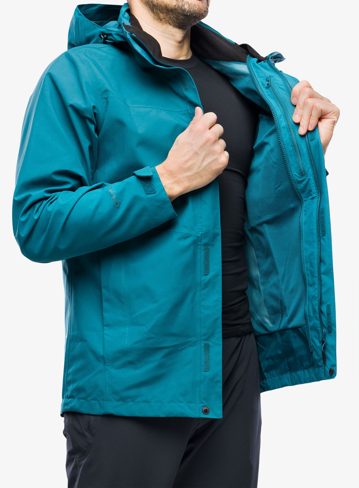 Bunda do deště Berghaus Hillwalker InterActive Jacket - deep ocean