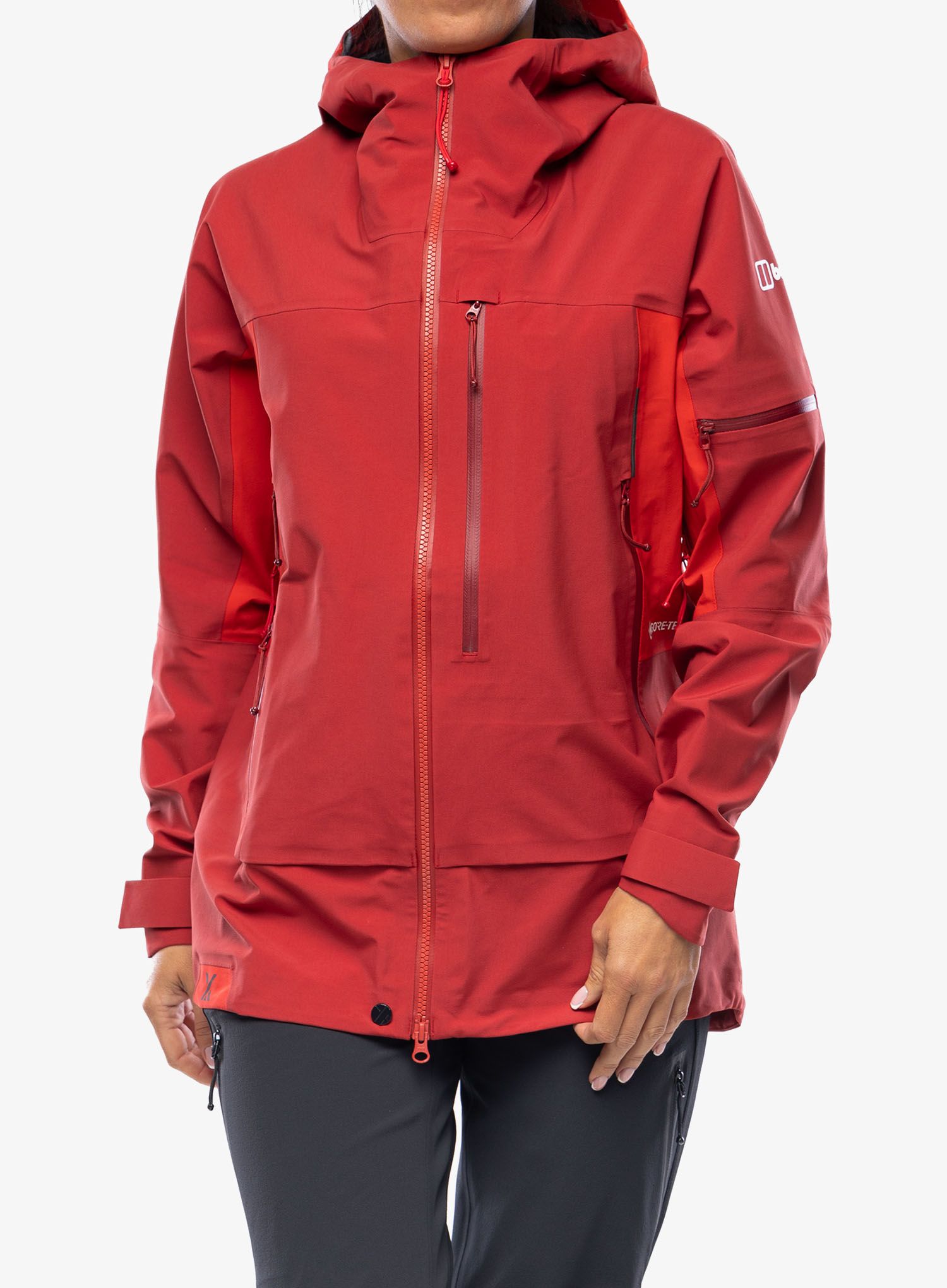 Dámská nepromokavá bunda s membránou Berghaus MTN Arete Descend GTX Jacket - red dahlia/goji berry