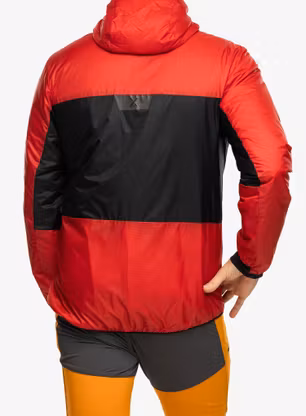 Zateplená bunda Berghaus MTN Arete LB Synthetic Hoody - goji berry/jet black