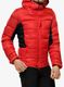 Péřová bunda pánská Berghaus MTN Arete Ultra Down Hoody- goji berry/jet black