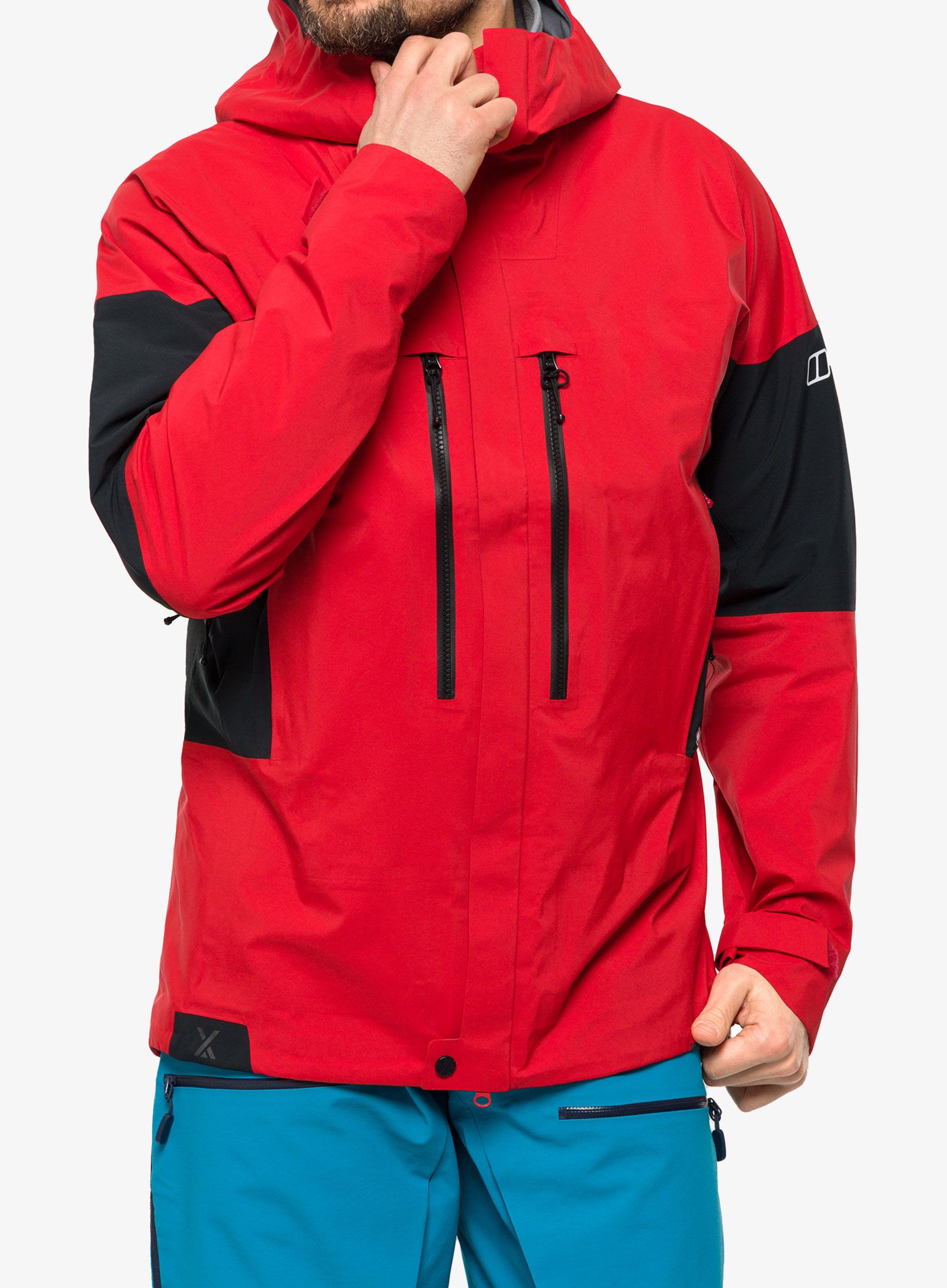 GORE TEX bunda Berghaus MTN Guide GTX Pro Jacket- goji berry/jet black