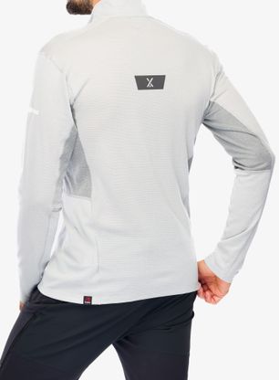 Mikina bez kapuce Berghaus MTN Guide LS HZ - monument/jet black