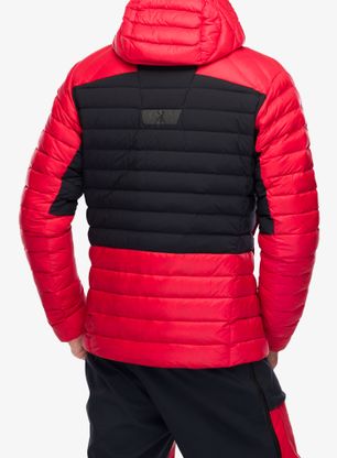 Péřová bunda Berghaus MTN Seeker MW Down Hoody- goji berry/jet black