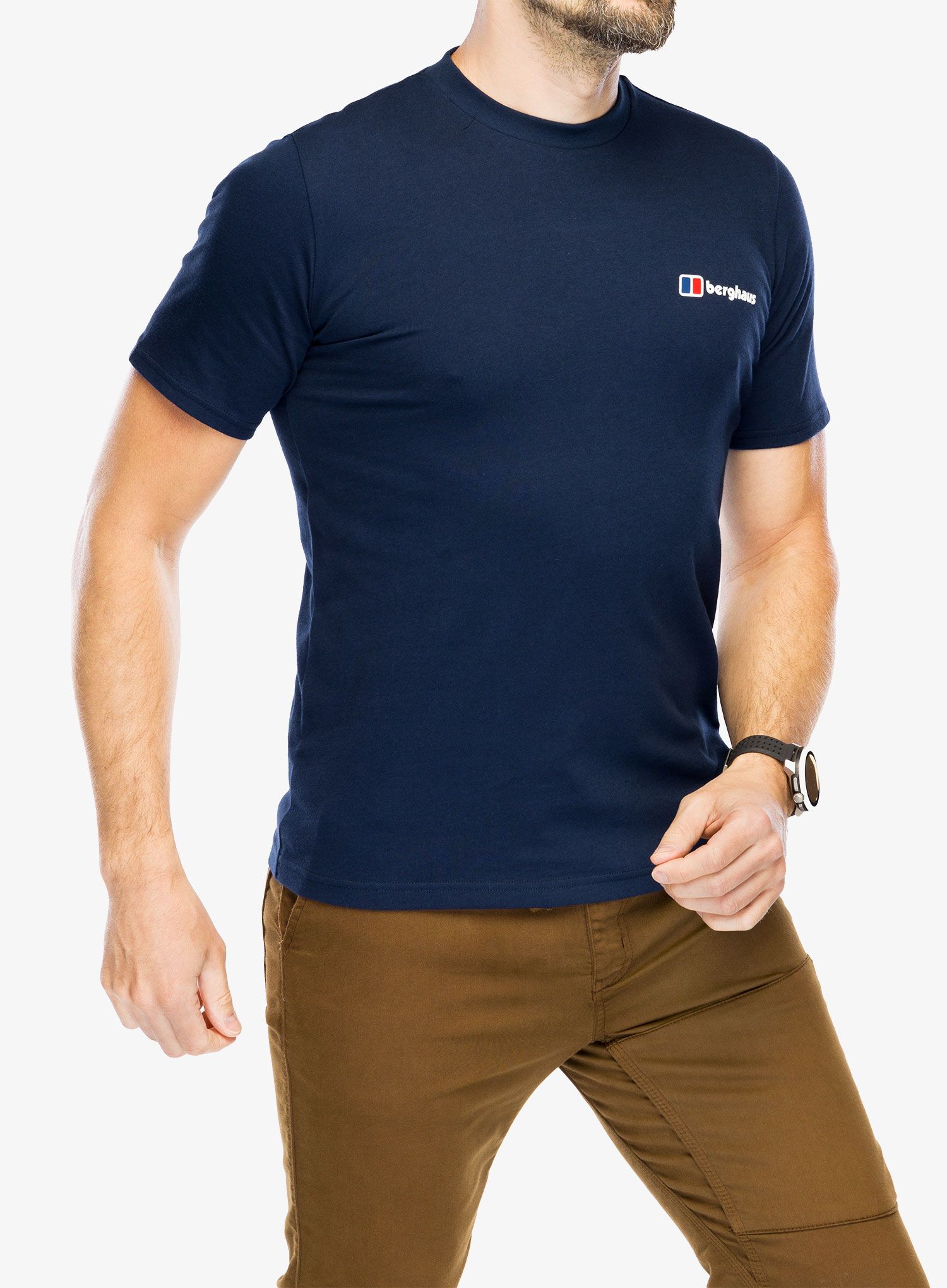 Tričko s potiskem Berghaus Mtn Lineation SS Tee - dusk