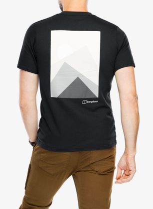 Bavlněné tričko Berghaus Mtn Silhouette SS Tee - black/black