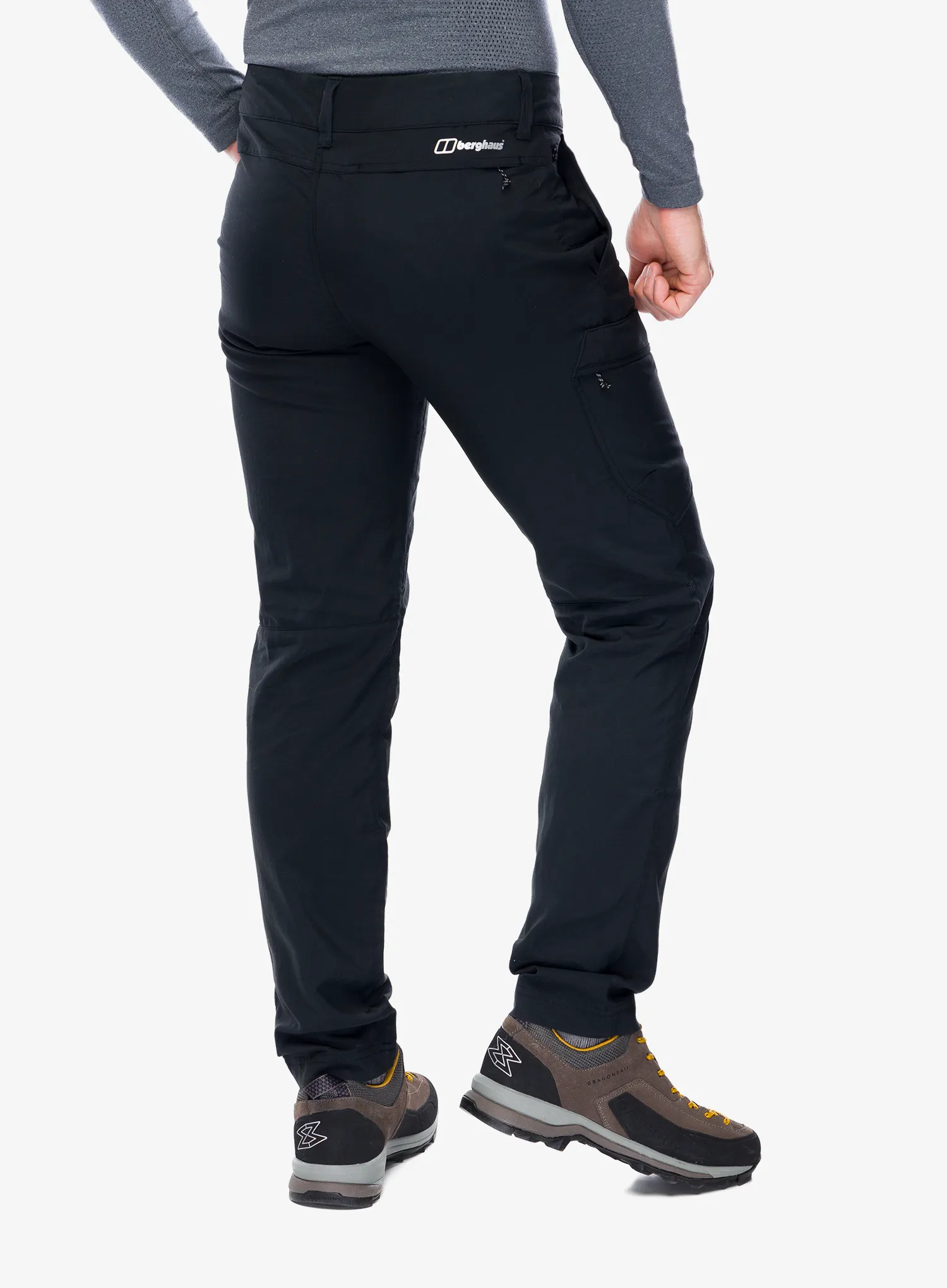 Turistické kalhoty Berghaus Navigator 2.0 Pant - black/black