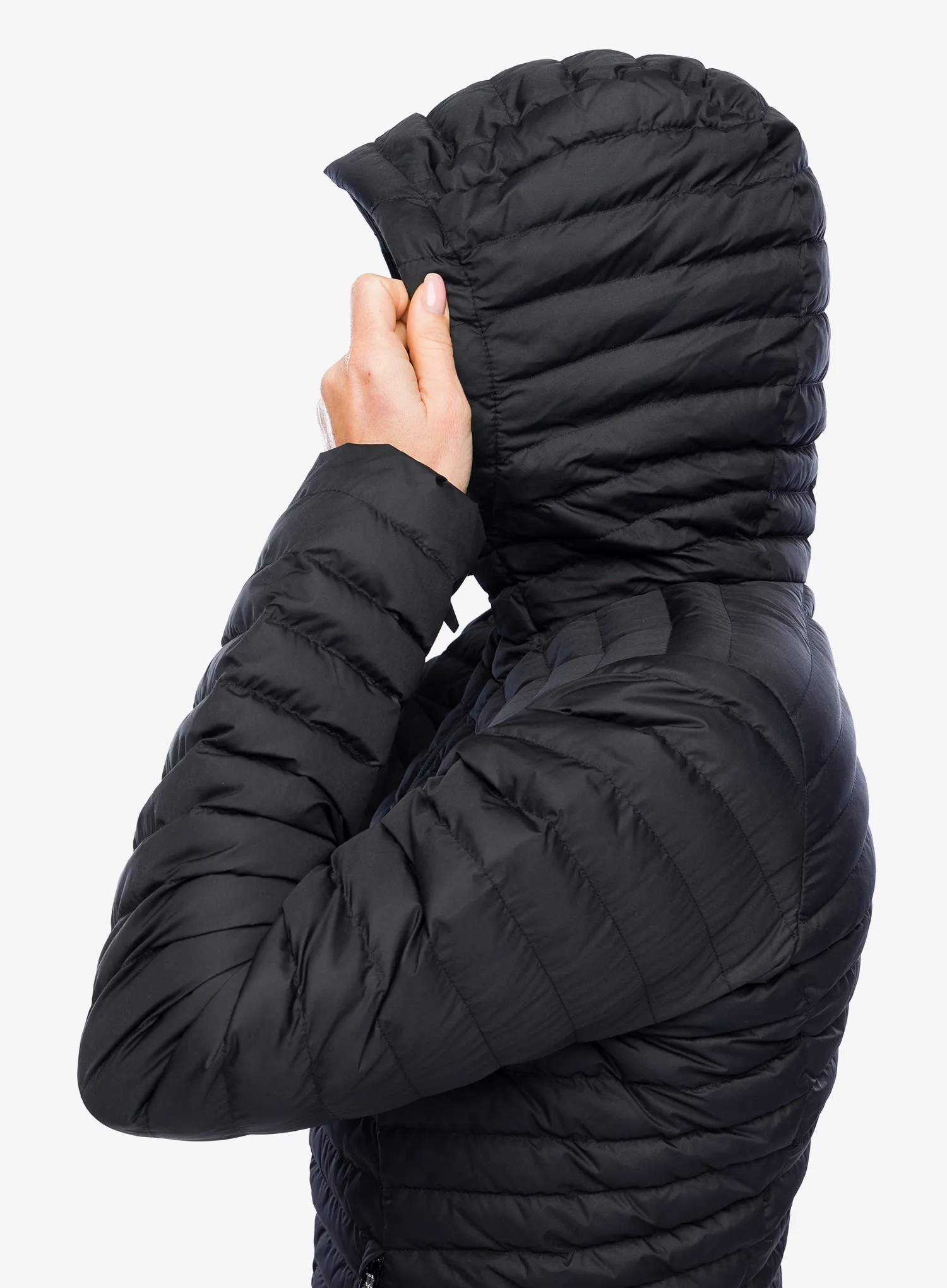 Dámský kabát Berghaus Nula Micro Long Jacket - black/black