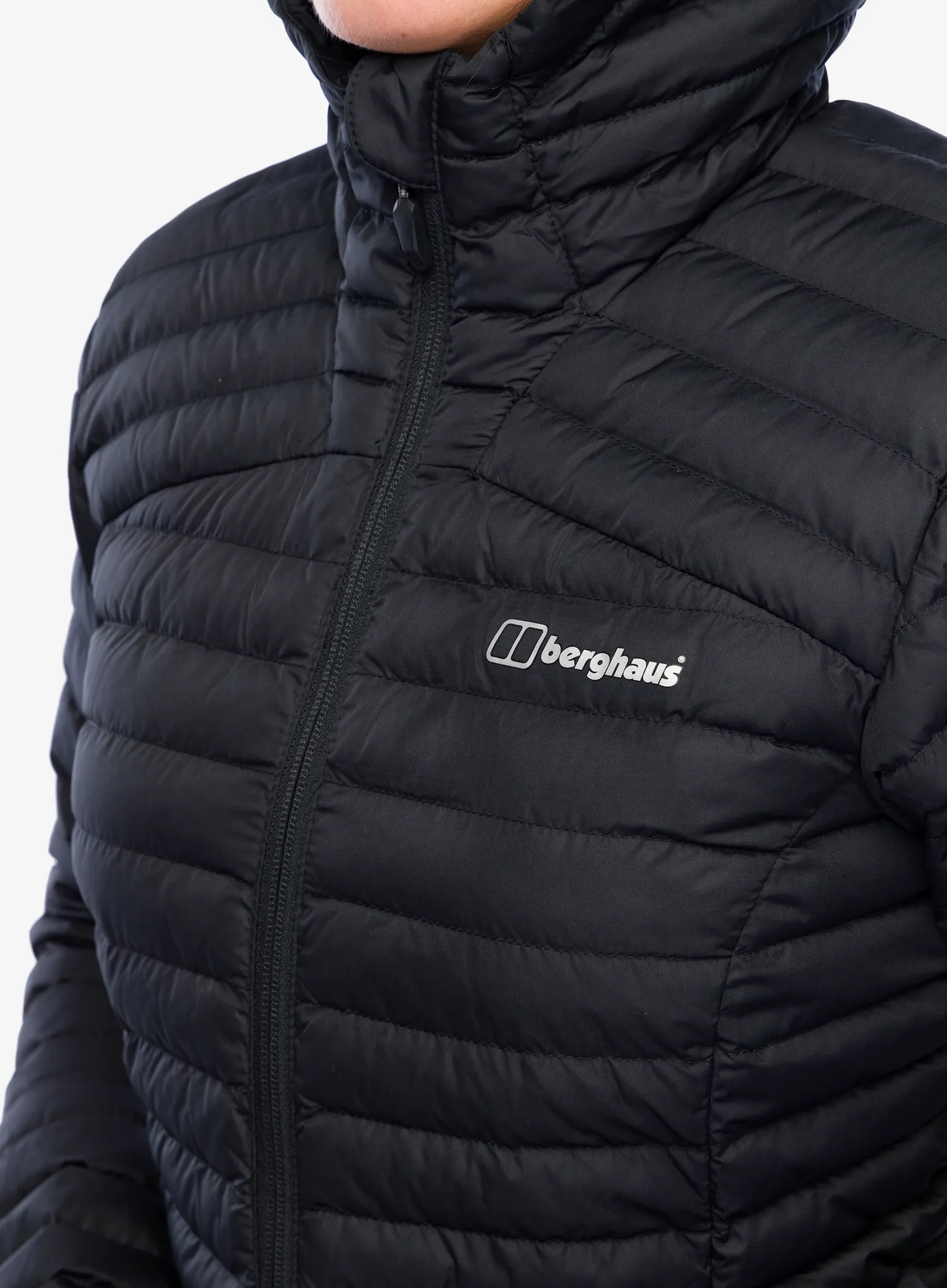 Dámský kabát Berghaus Nula Micro Long Jacket - black/black